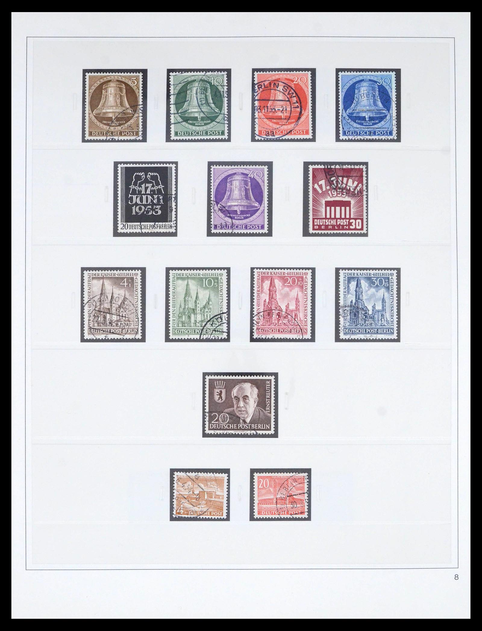 39908 0009 - Stamp collection 39908 Berlin 1948-1990.