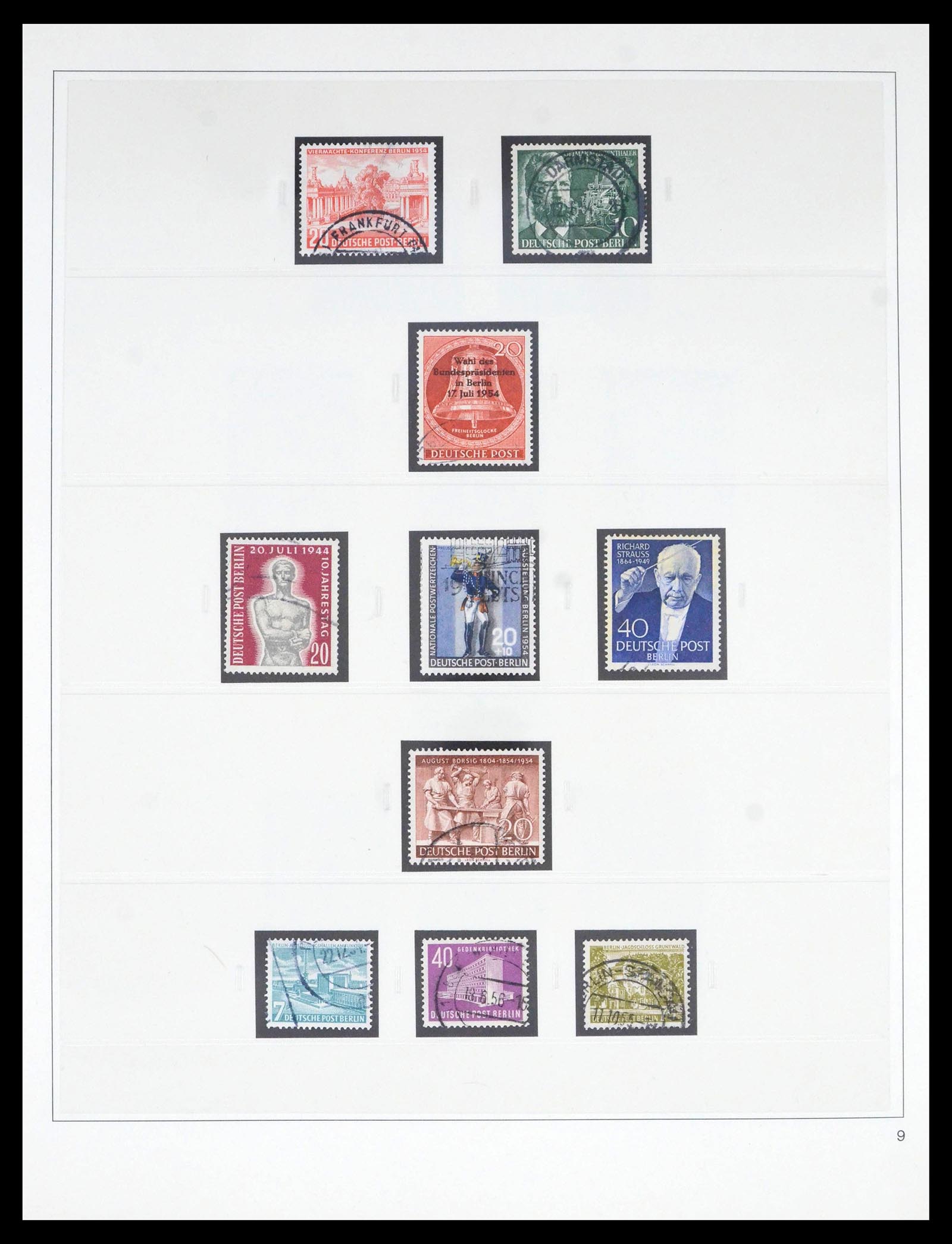 39908 0010 - Stamp collection 39908 Berlin 1948-1990.