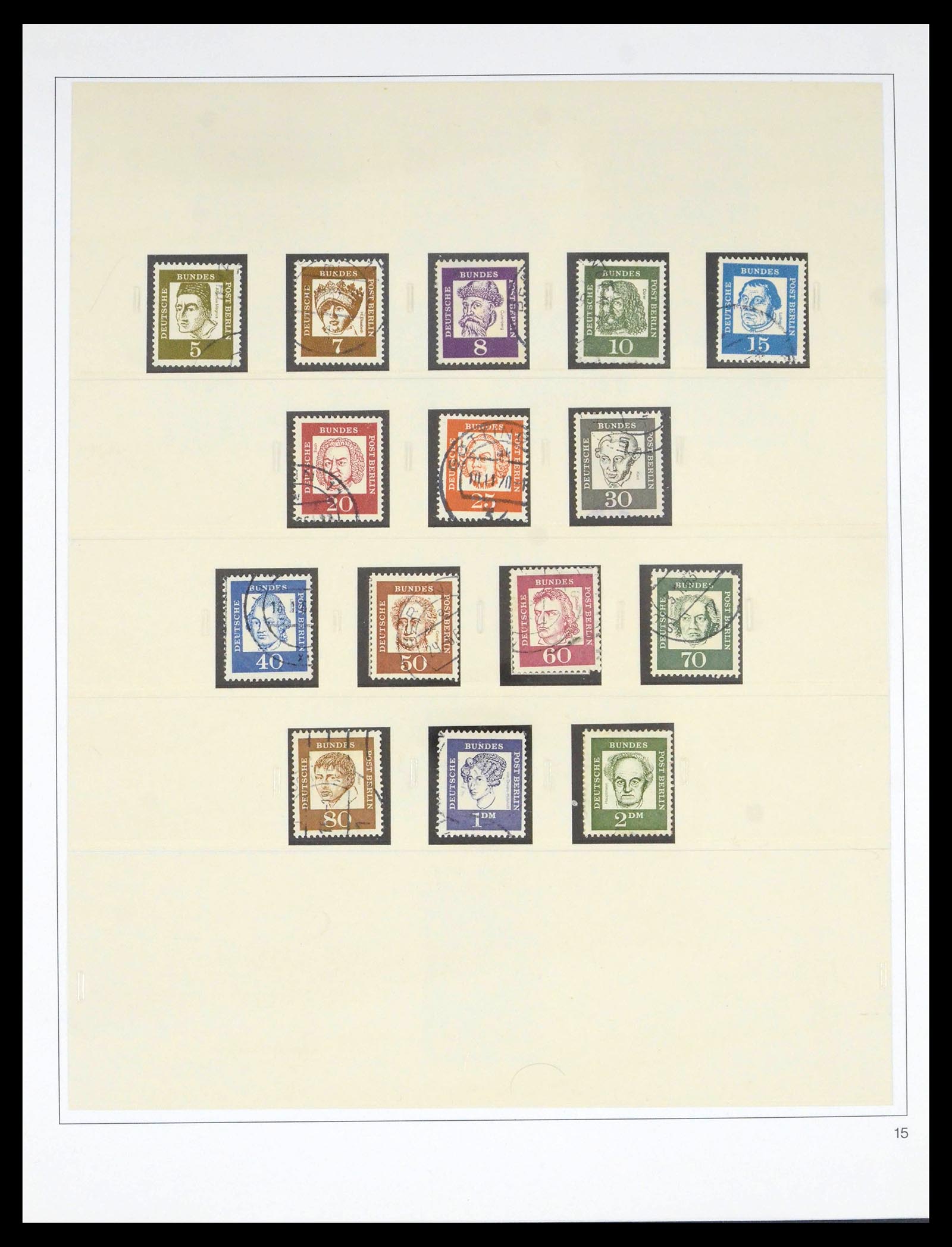 39908 0016 - Stamp collection 39908 Berlin 1948-1990.