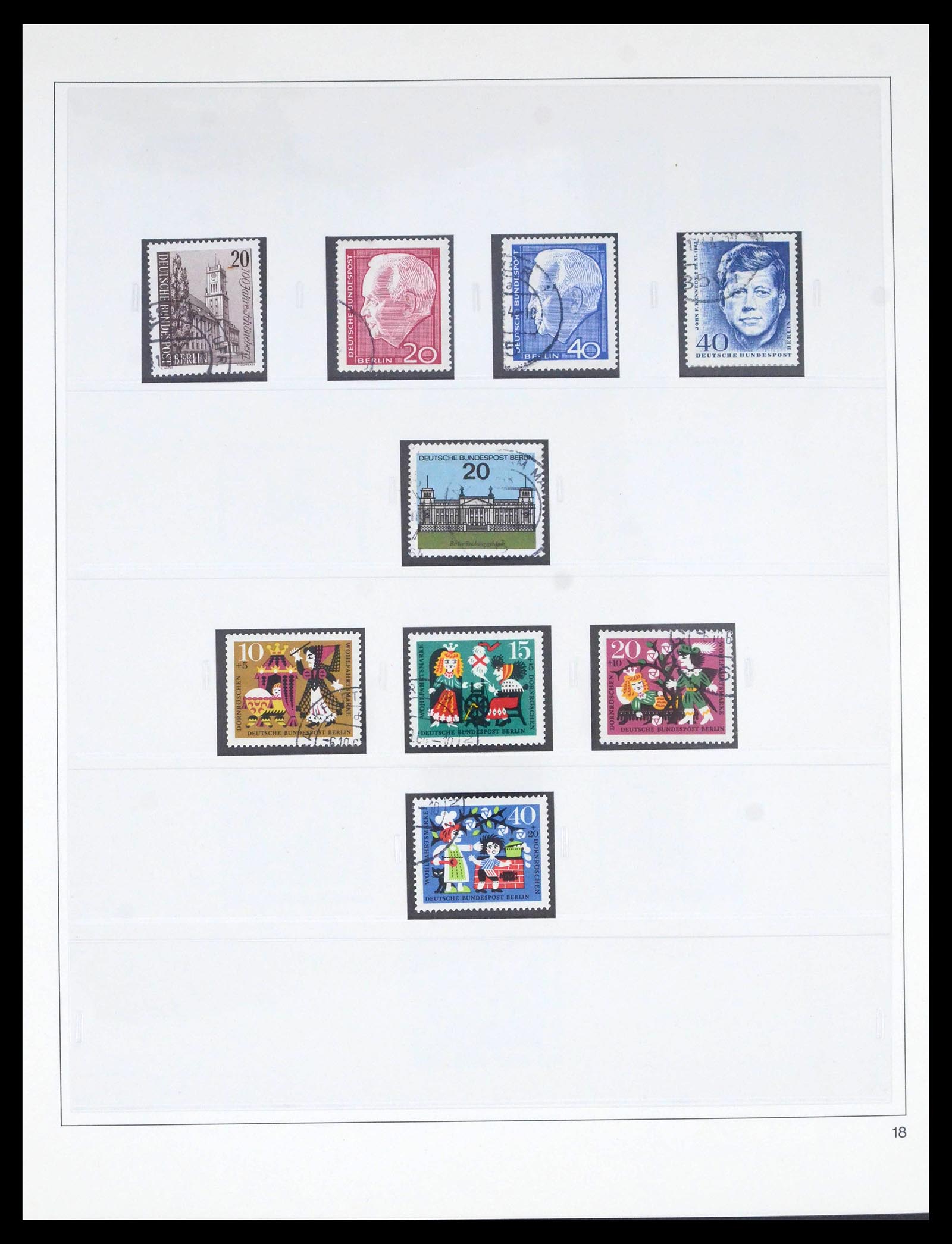 39908 0019 - Stamp collection 39908 Berlin 1948-1990.