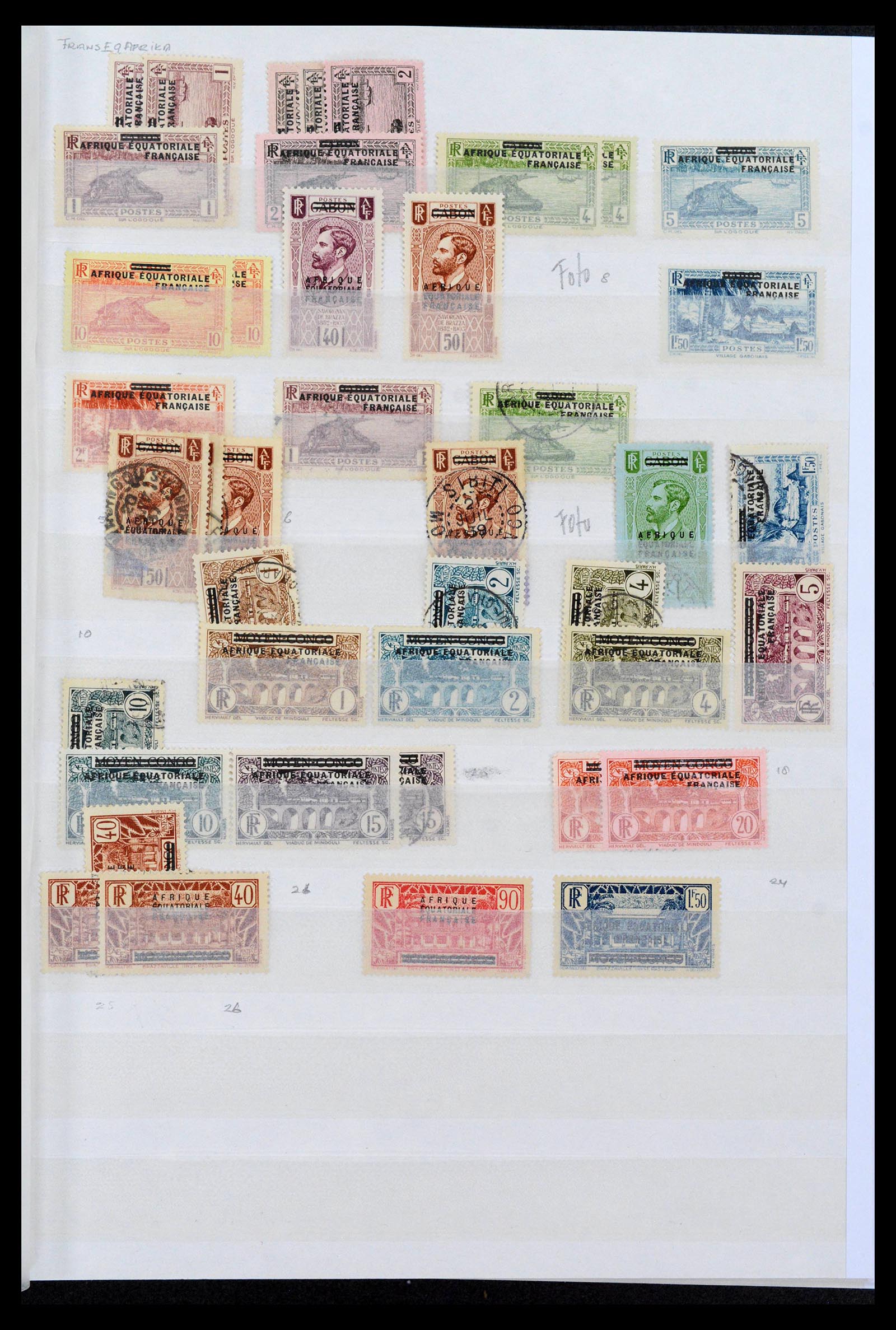 39911 0001 - Stamp collection 39911 French colonies 1880-1950.