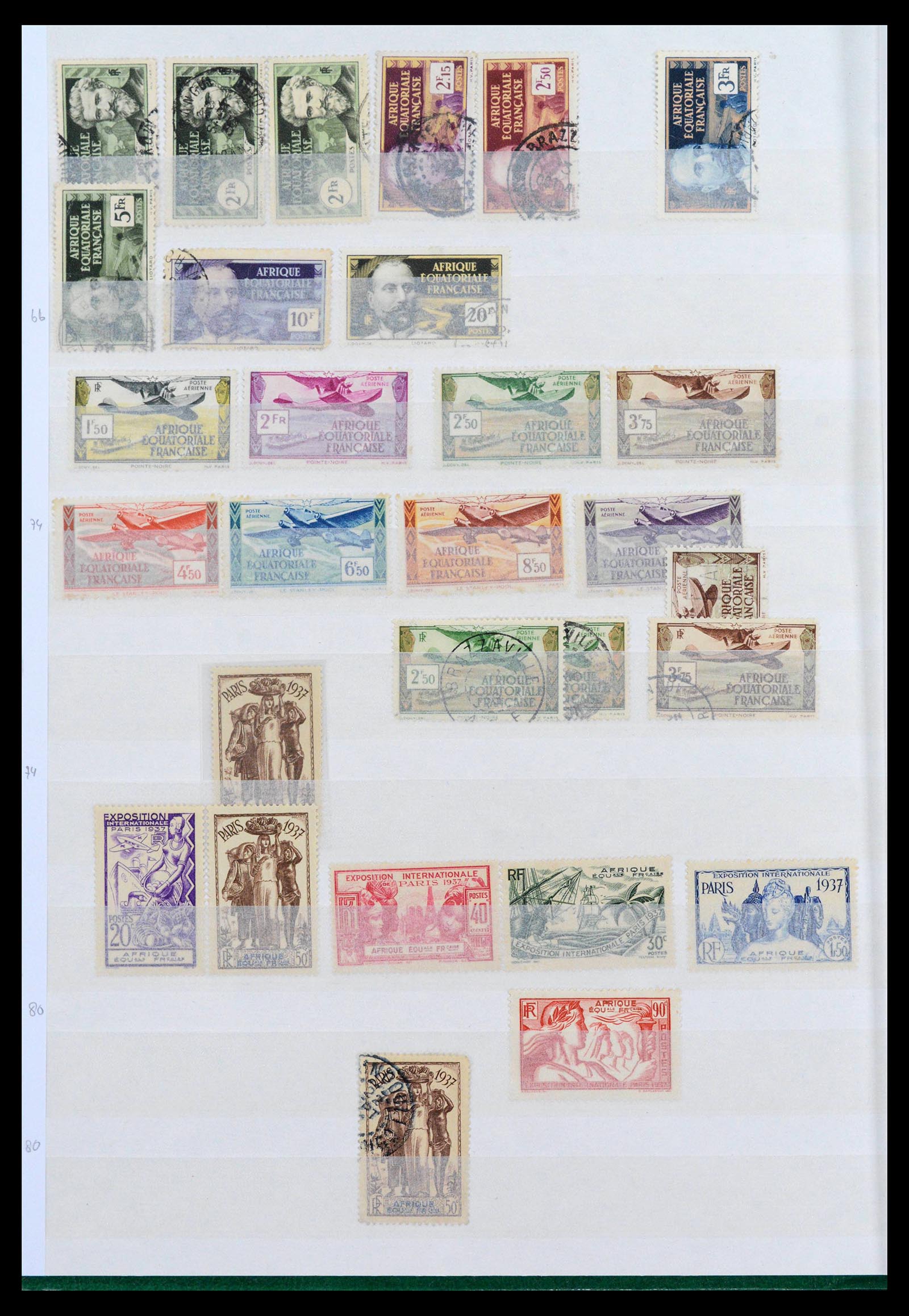 39911 0004 - Stamp collection 39911 French colonies 1880-1950.