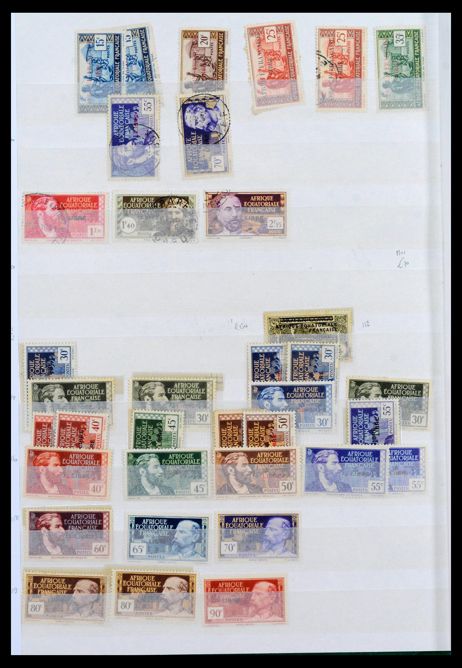 39911 0006 - Stamp collection 39911 French colonies 1880-1950.