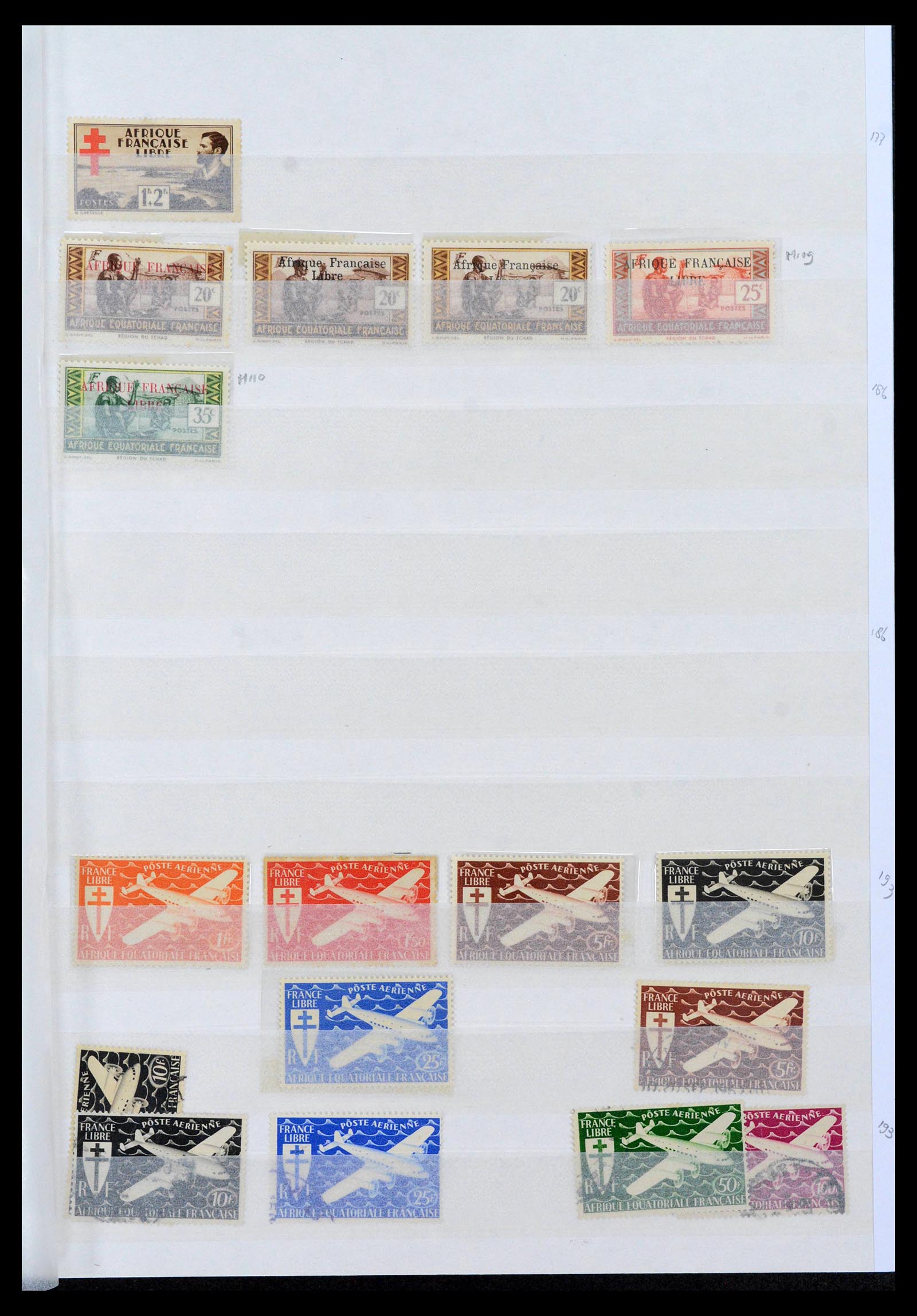 39911 0009 - Stamp collection 39911 French colonies 1880-1950.