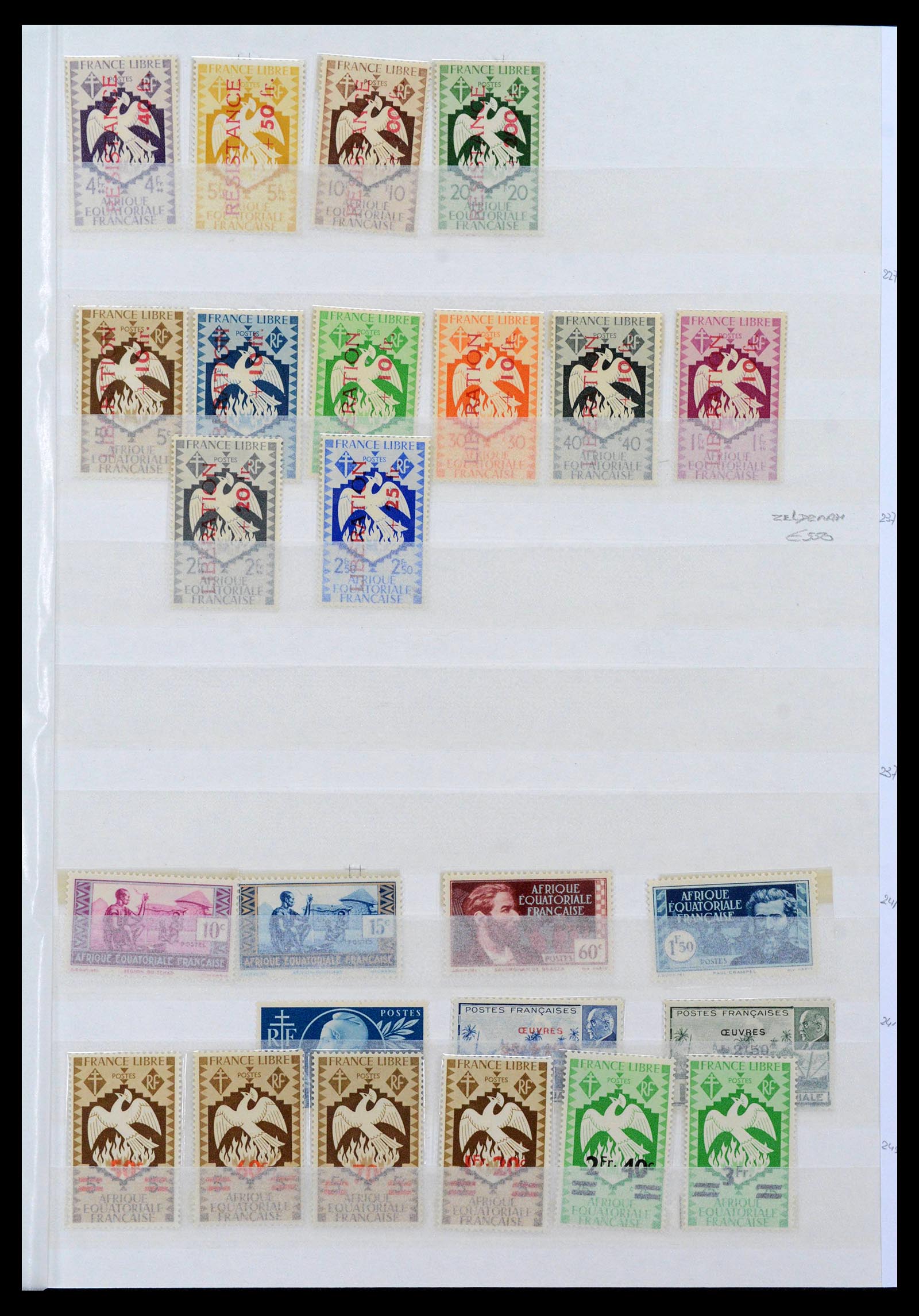 39911 0011 - Stamp collection 39911 French colonies 1880-1950.