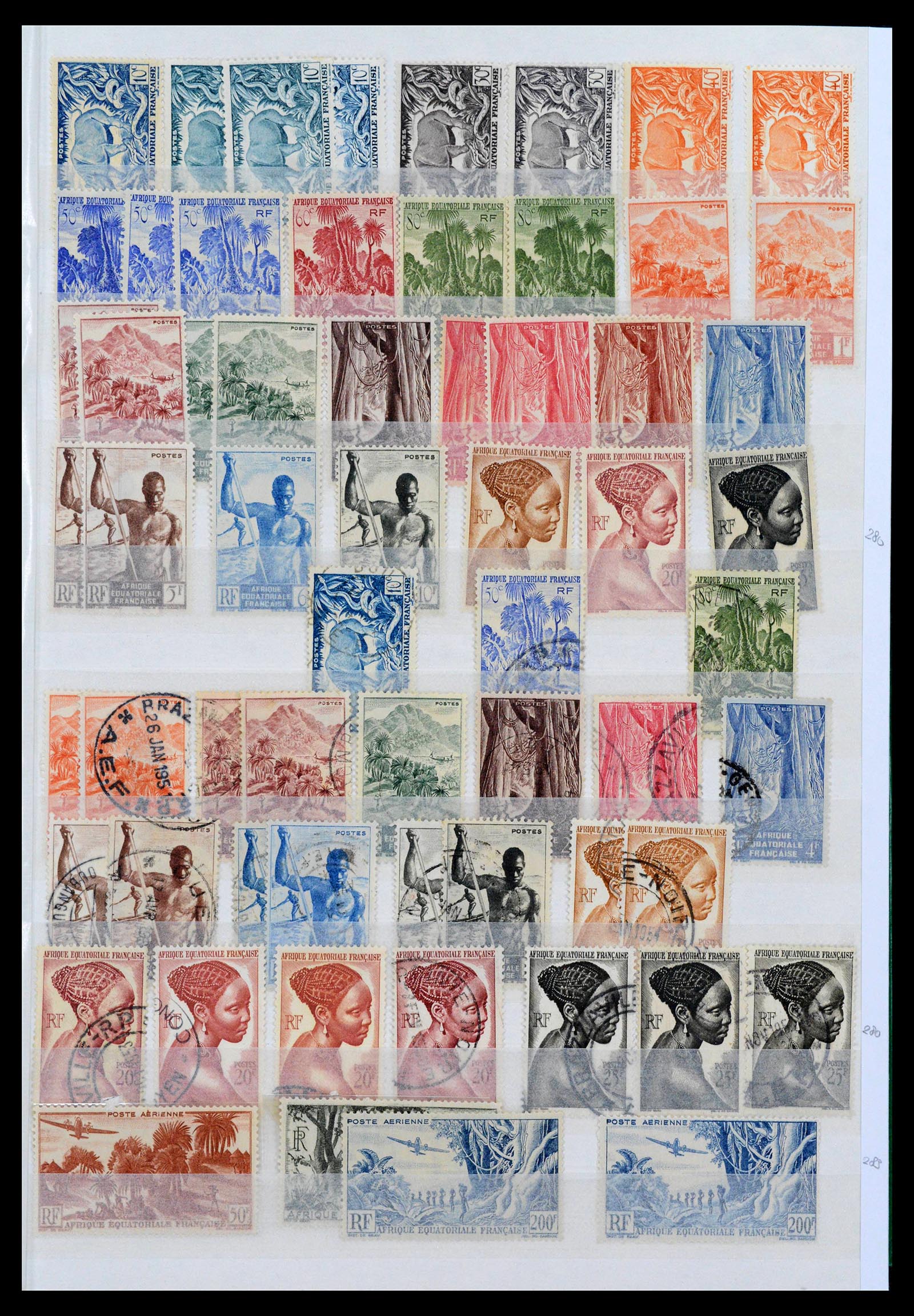 39911 0013 - Stamp collection 39911 French colonies 1880-1950.