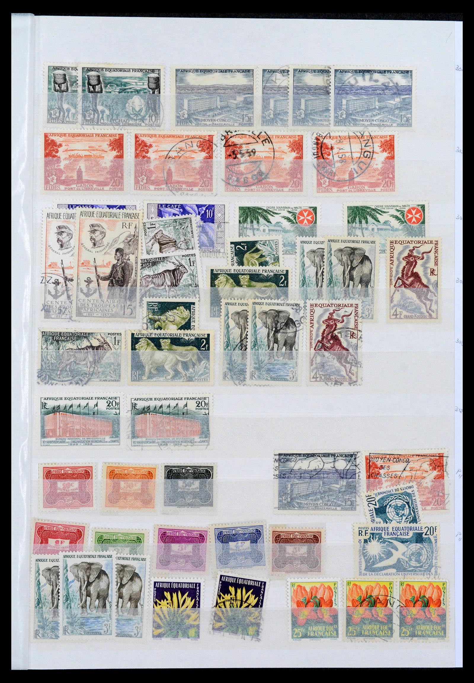 39911 0015 - Stamp collection 39911 French colonies 1880-1950.