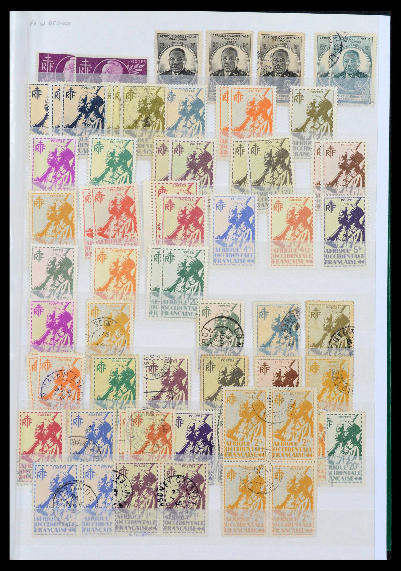 39911 0017 - Stamp collection 39911 French colonies 1880-1950.