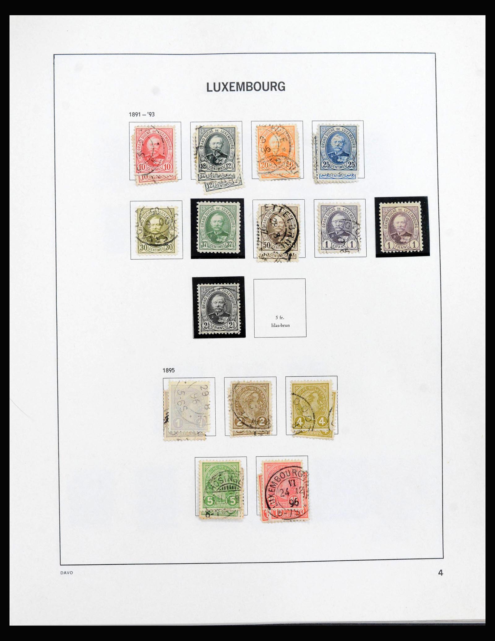 39921 0004 - Stamp collection 39921 Luxembourg 1859-2019!