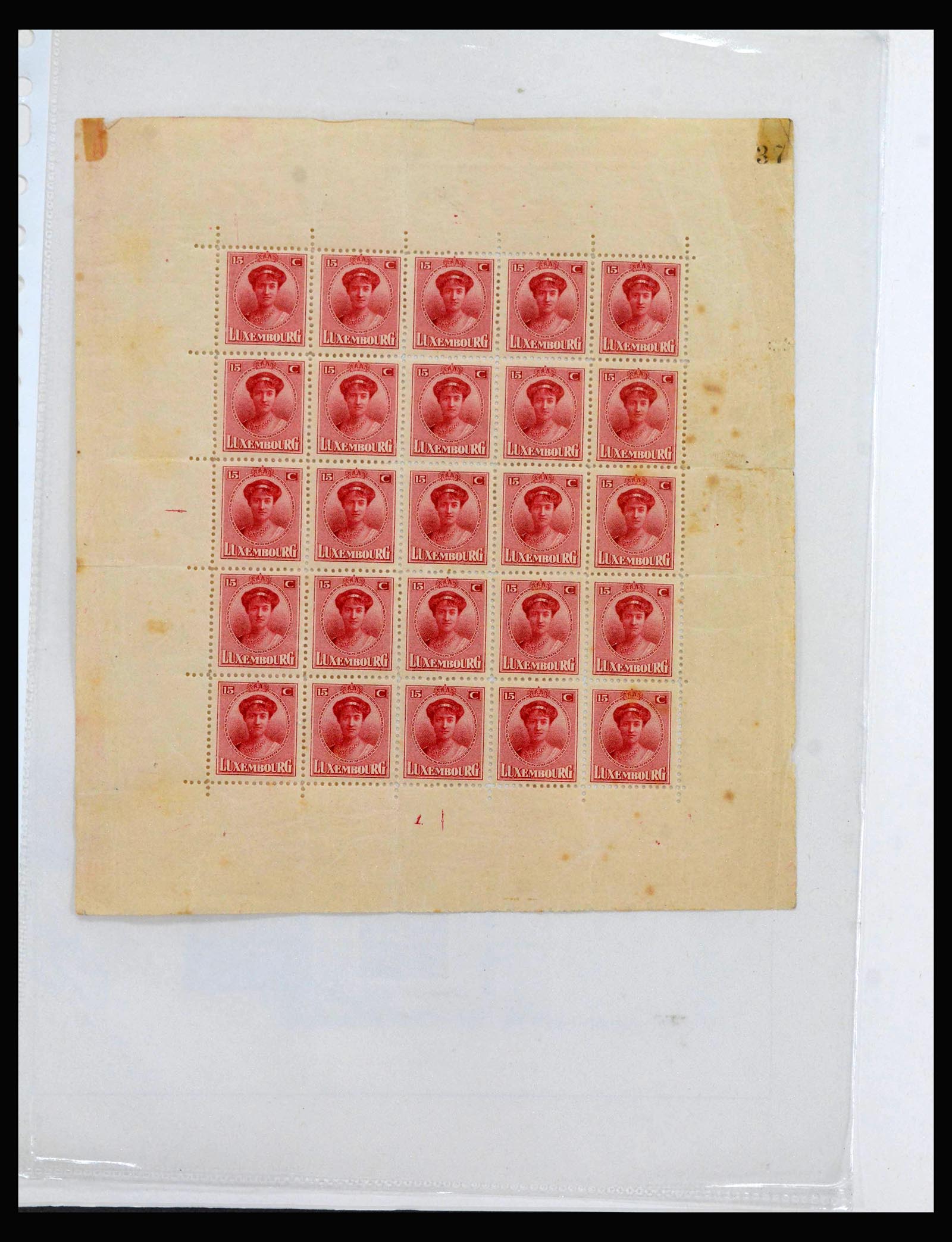 39921 0009 - Stamp collection 39921 Luxembourg 1859-2019!