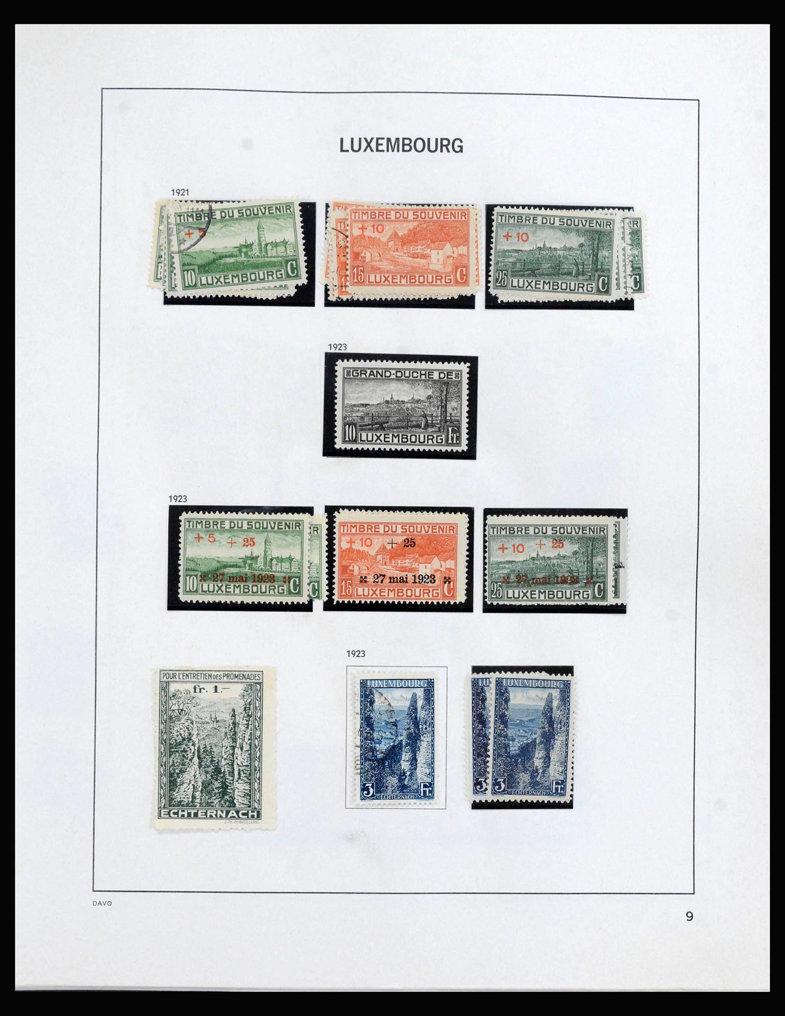 39921 0011 - Stamp collection 39921 Luxembourg 1859-2019!