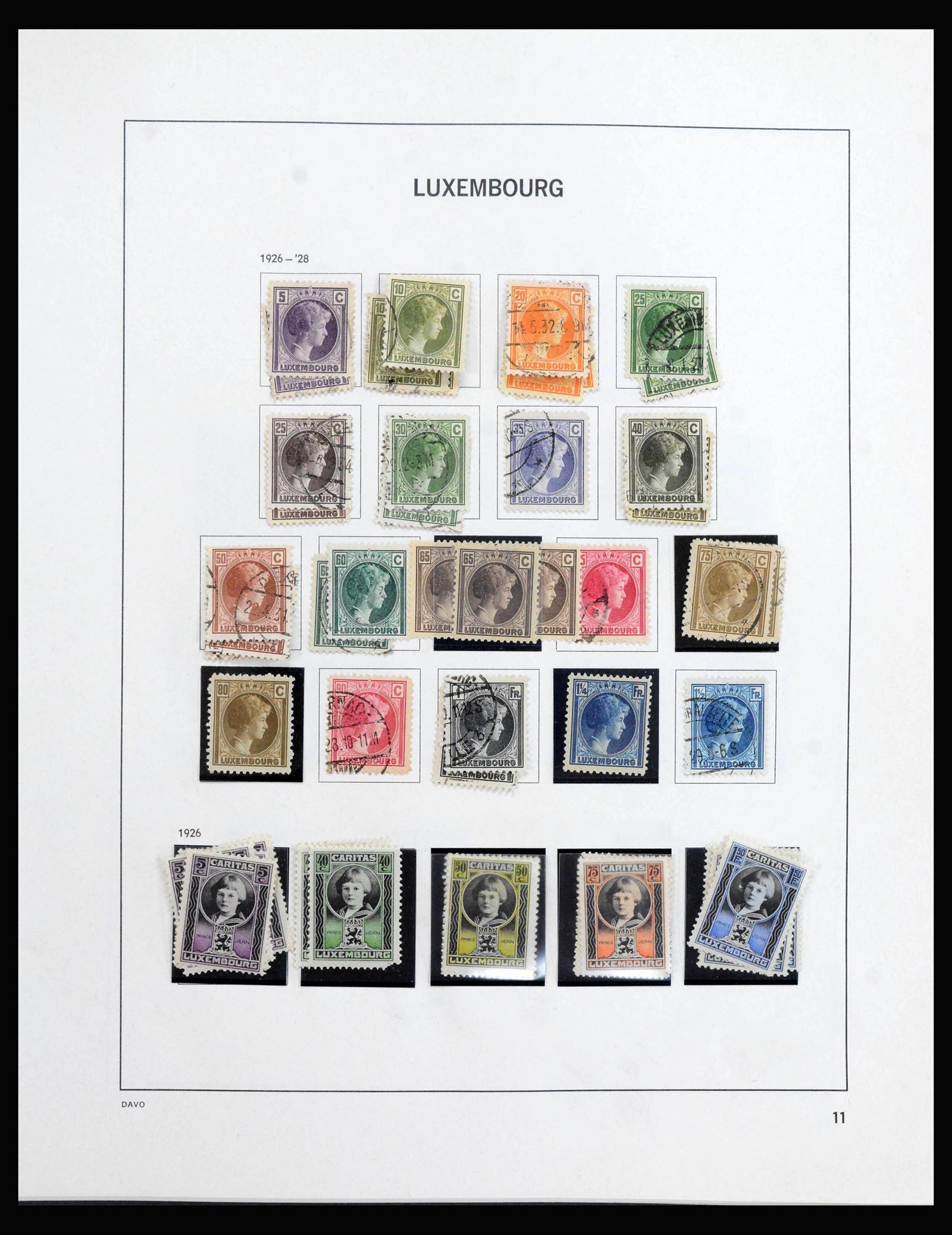 39921 0013 - Stamp collection 39921 Luxembourg 1859-2019!