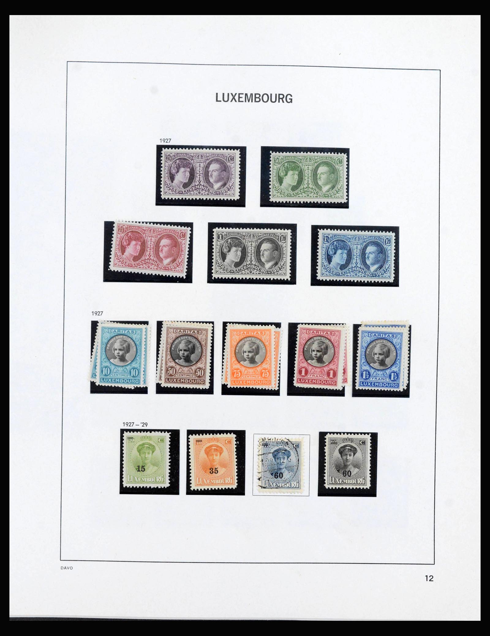 39921 0014 - Stamp collection 39921 Luxembourg 1859-2019!