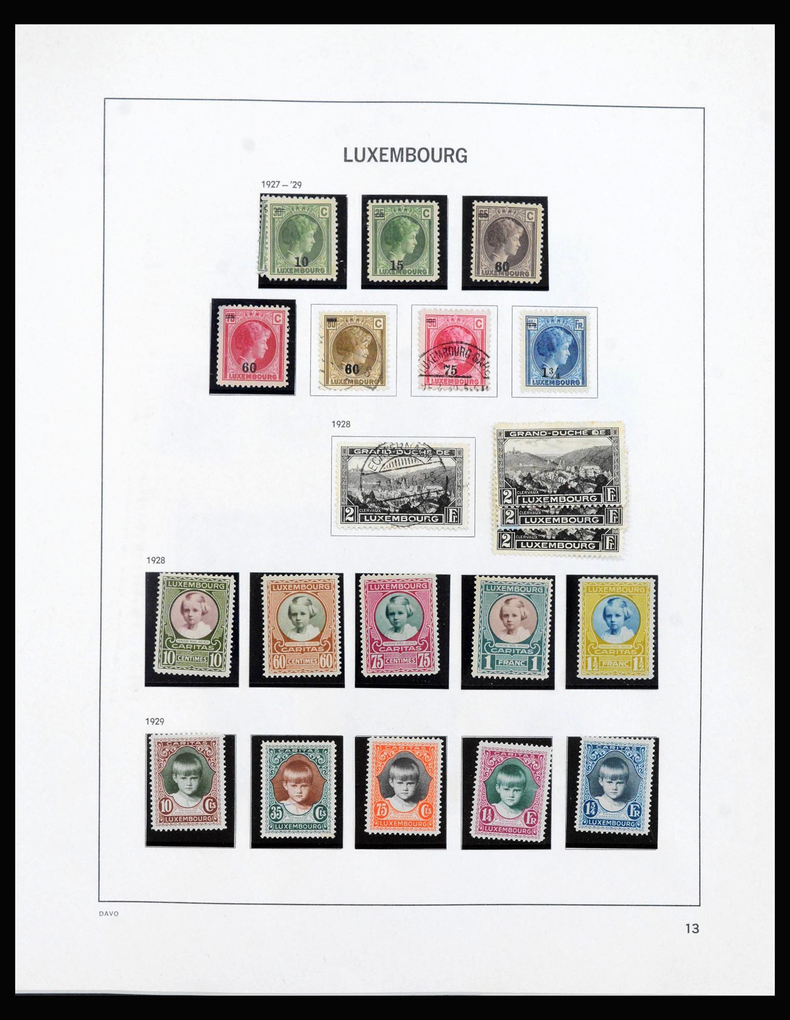 39921 0015 - Stamp collection 39921 Luxembourg 1859-2019!