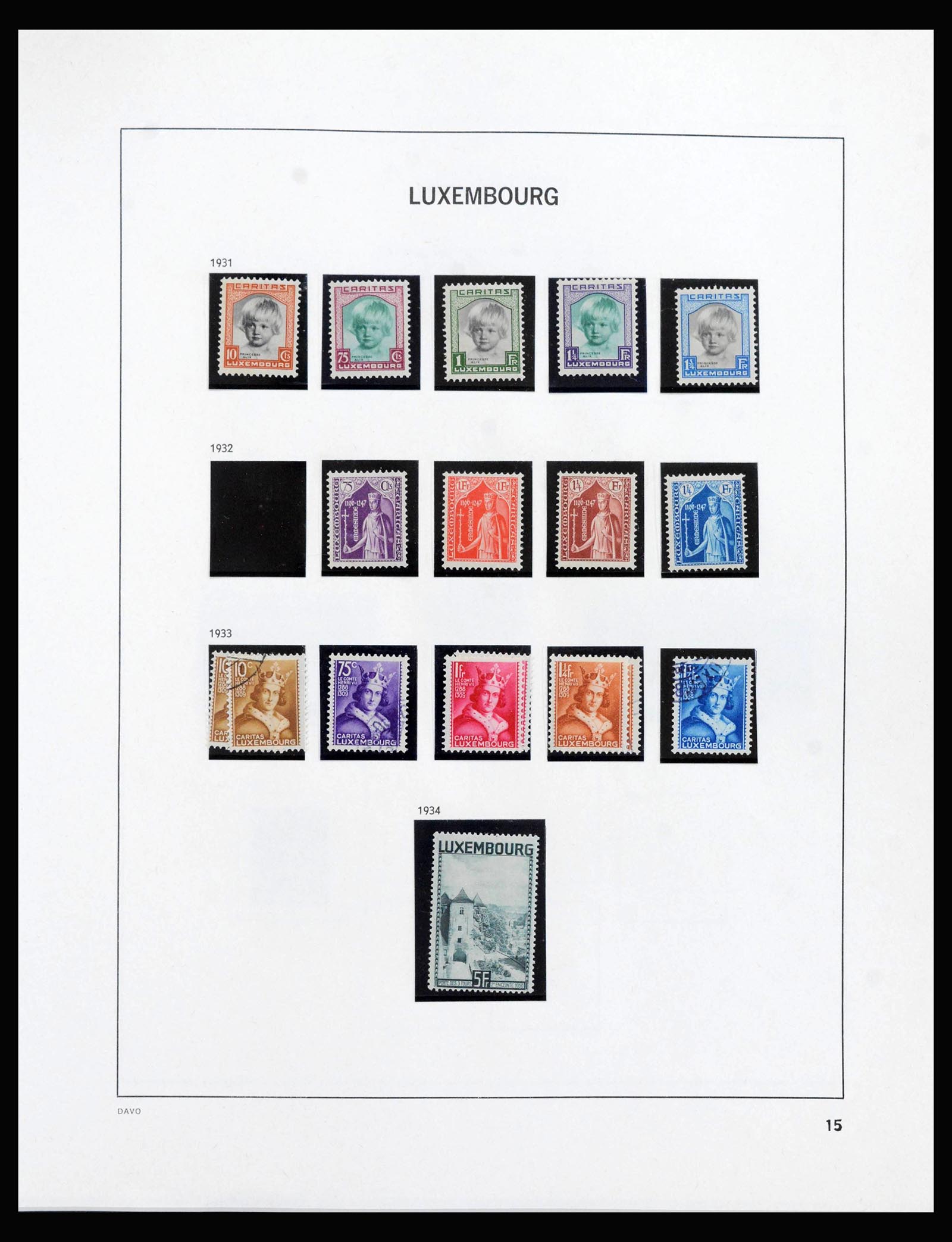 39921 0017 - Stamp collection 39921 Luxembourg 1859-2019!