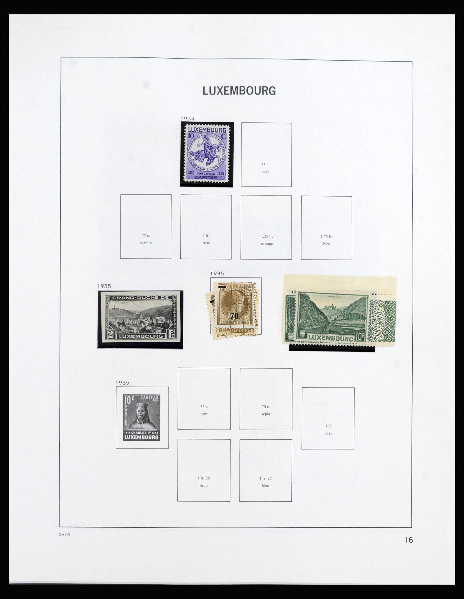 39921 0018 - Stamp collection 39921 Luxembourg 1859-2019!