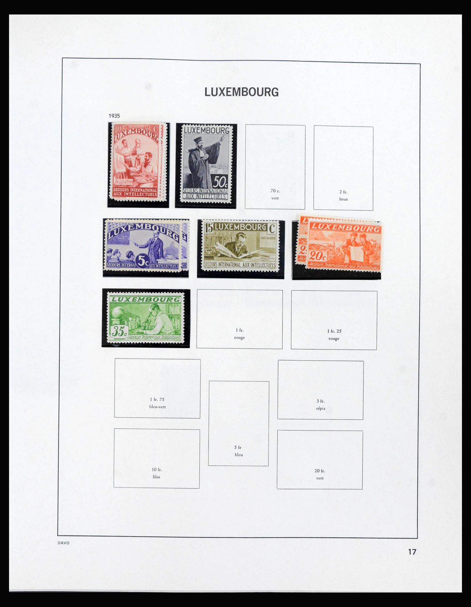 39921 0019 - Stamp collection 39921 Luxembourg 1859-2019!