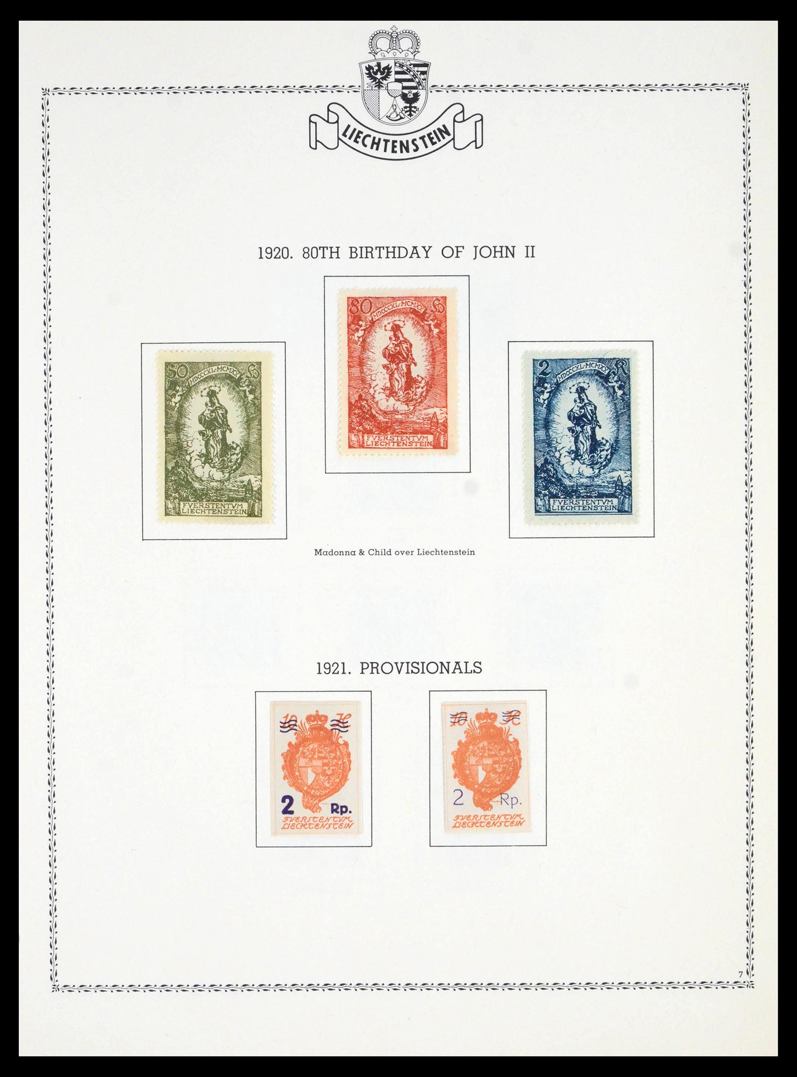 39931 0007 - Stamp collection 39931 Liechtenstein complete 1913-1985.