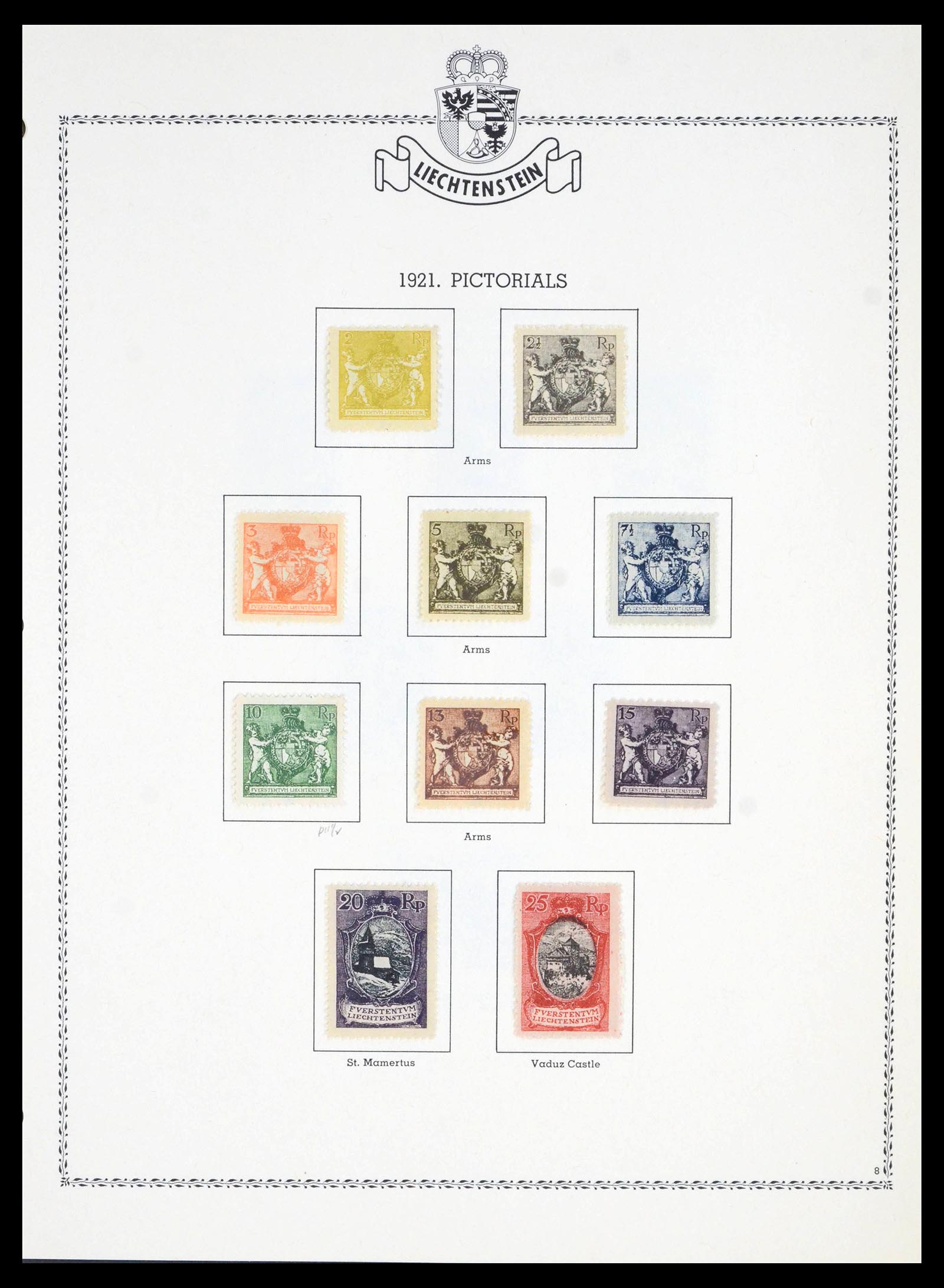 39931 0008 - Stamp collection 39931 Liechtenstein complete 1913-1985.