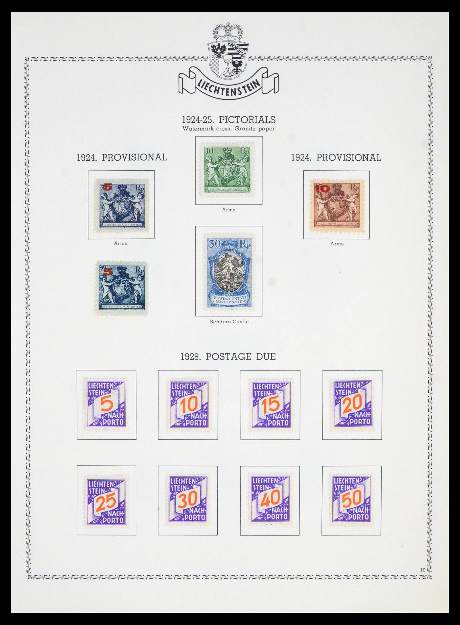 39931 0010 - Stamp collection 39931 Liechtenstein complete 1913-1985.