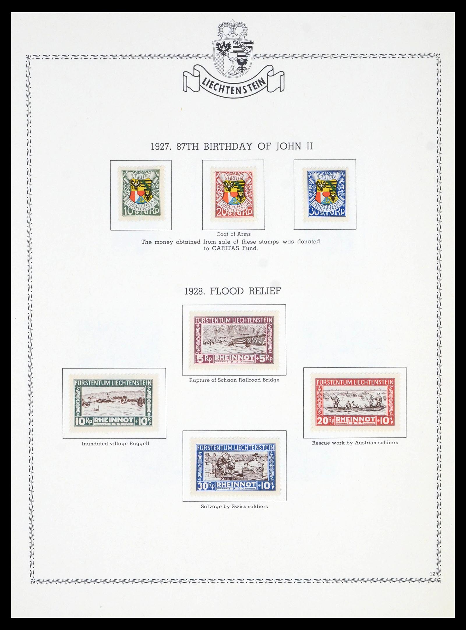 39931 0012 - Stamp collection 39931 Liechtenstein complete 1913-1985.