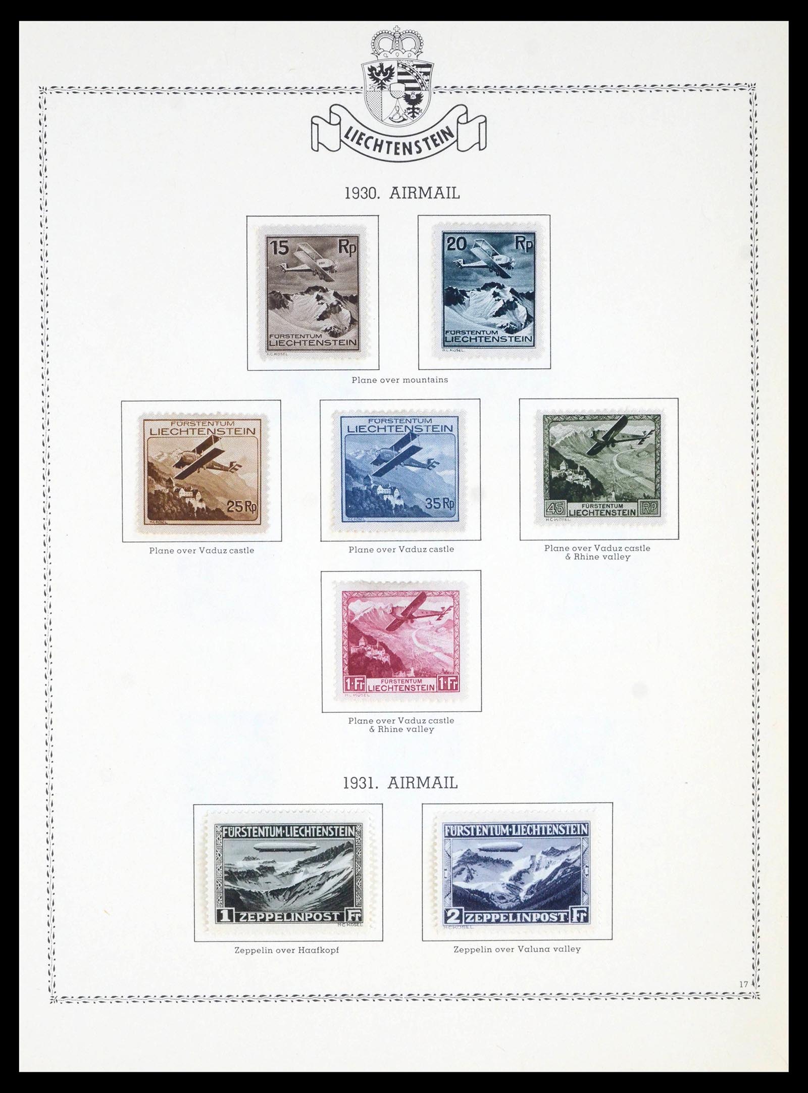 39931 0017 - Stamp collection 39931 Liechtenstein complete 1913-1985.