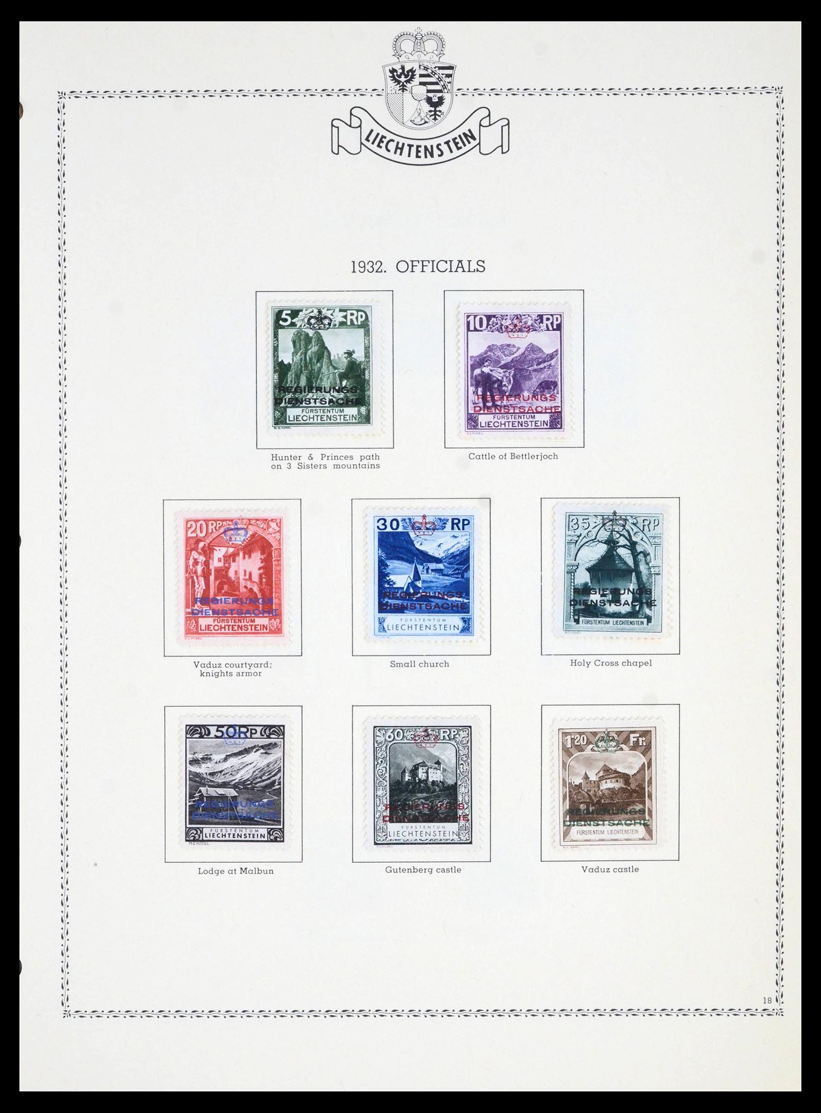 39931 0018 - Stamp collection 39931 Liechtenstein complete 1913-1985.