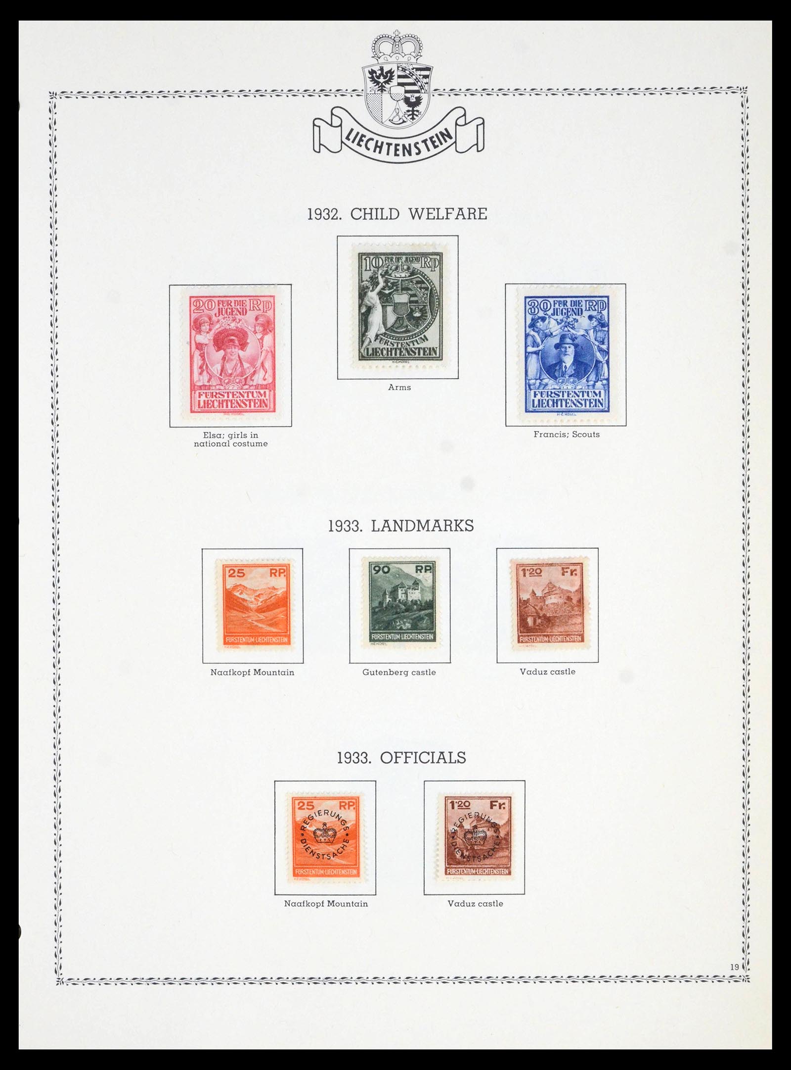 39931 0019 - Stamp collection 39931 Liechtenstein complete 1913-1985.