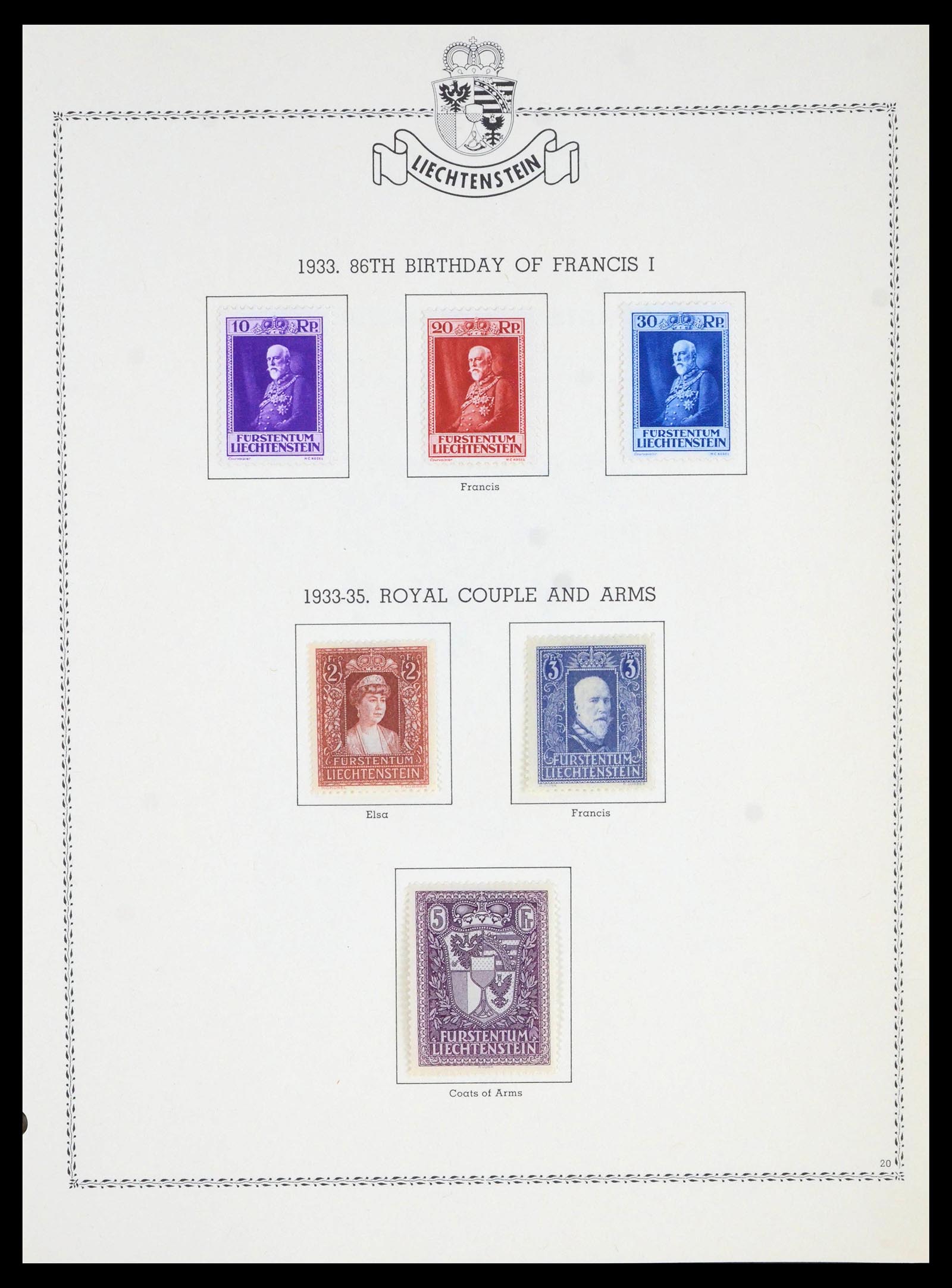 39931 0020 - Stamp collection 39931 Liechtenstein complete 1913-1985.