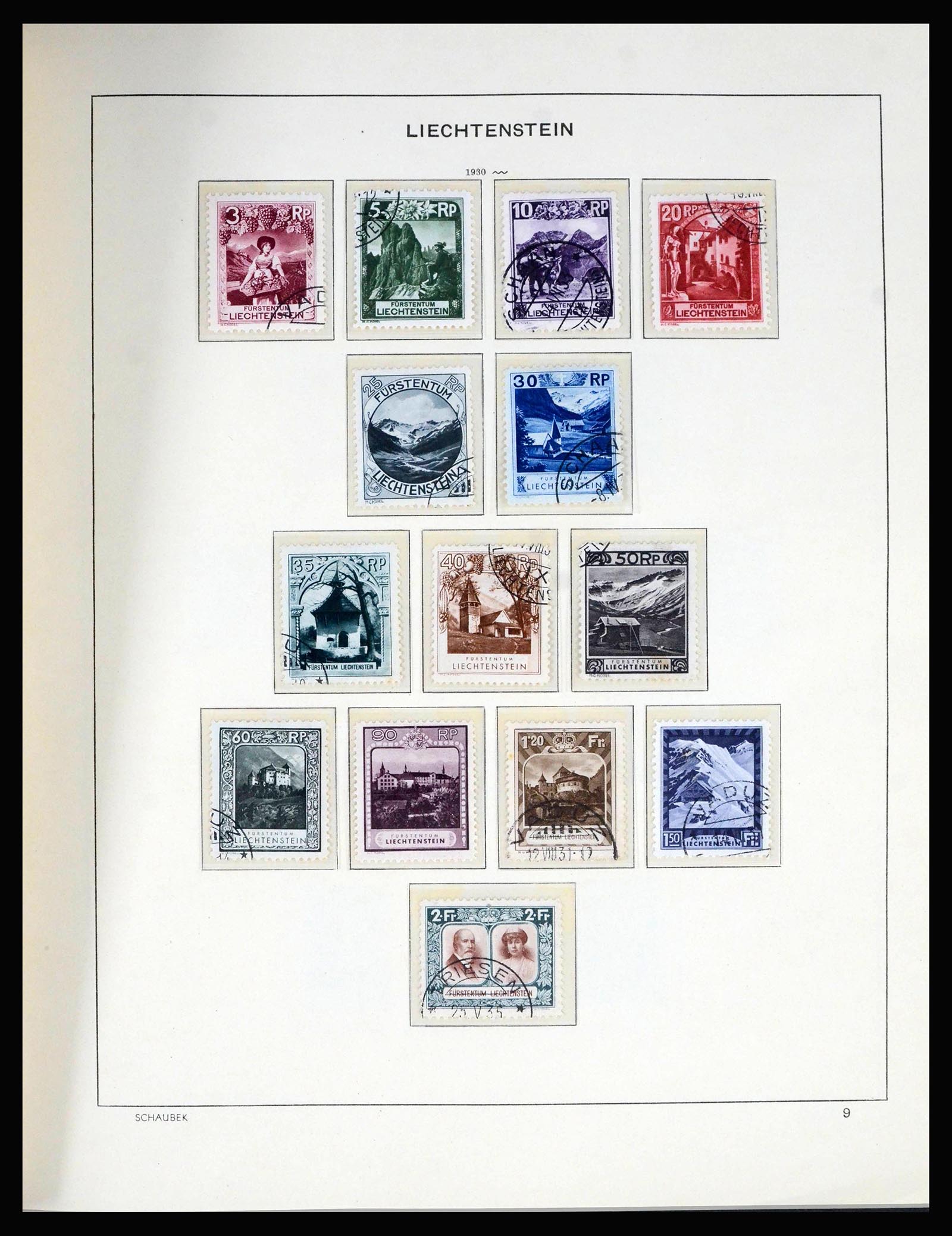 39944 0008 - Stamp collection 39944 Liechtenstein 1912-2020!