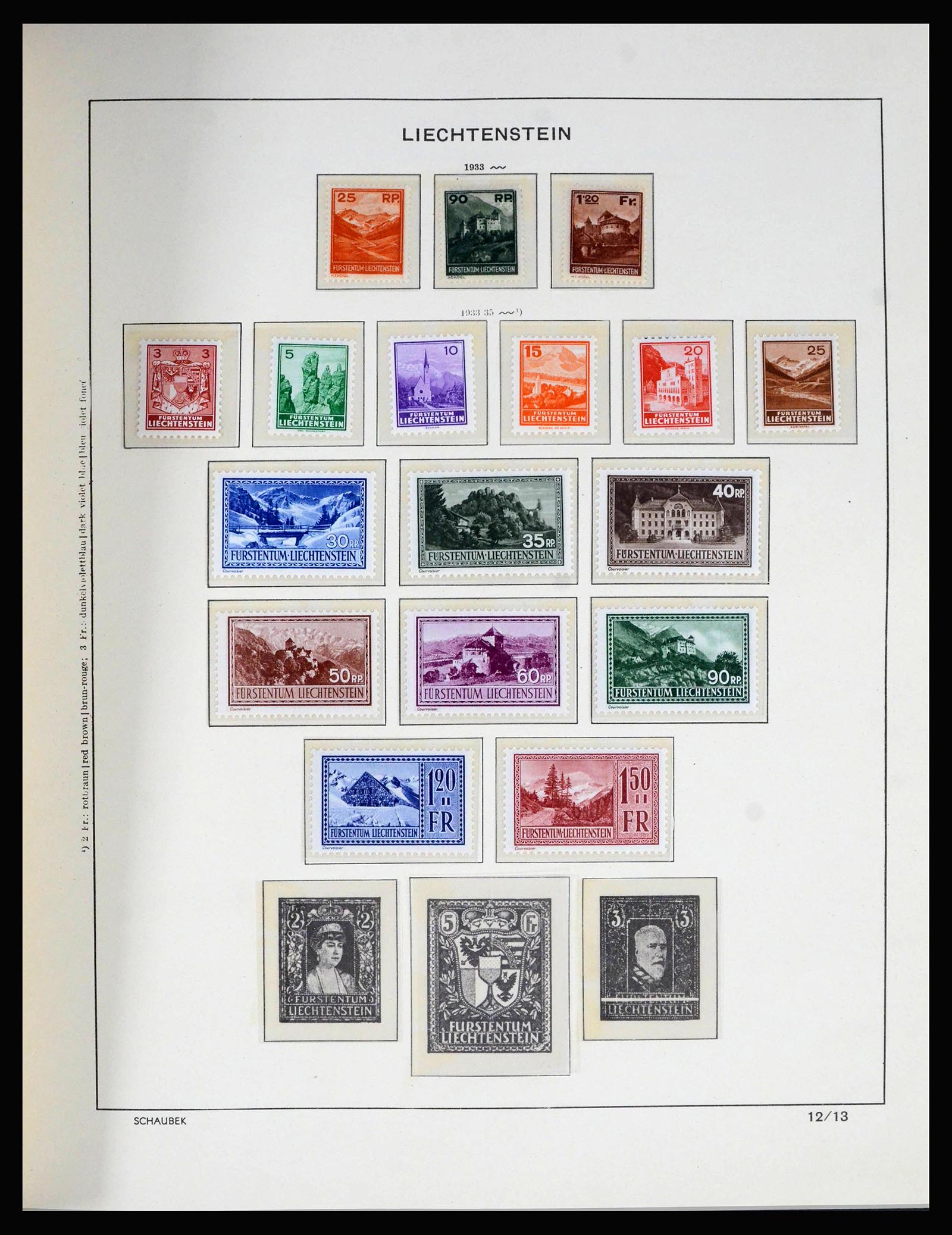 39944 0010 - Stamp collection 39944 Liechtenstein 1912-2020!