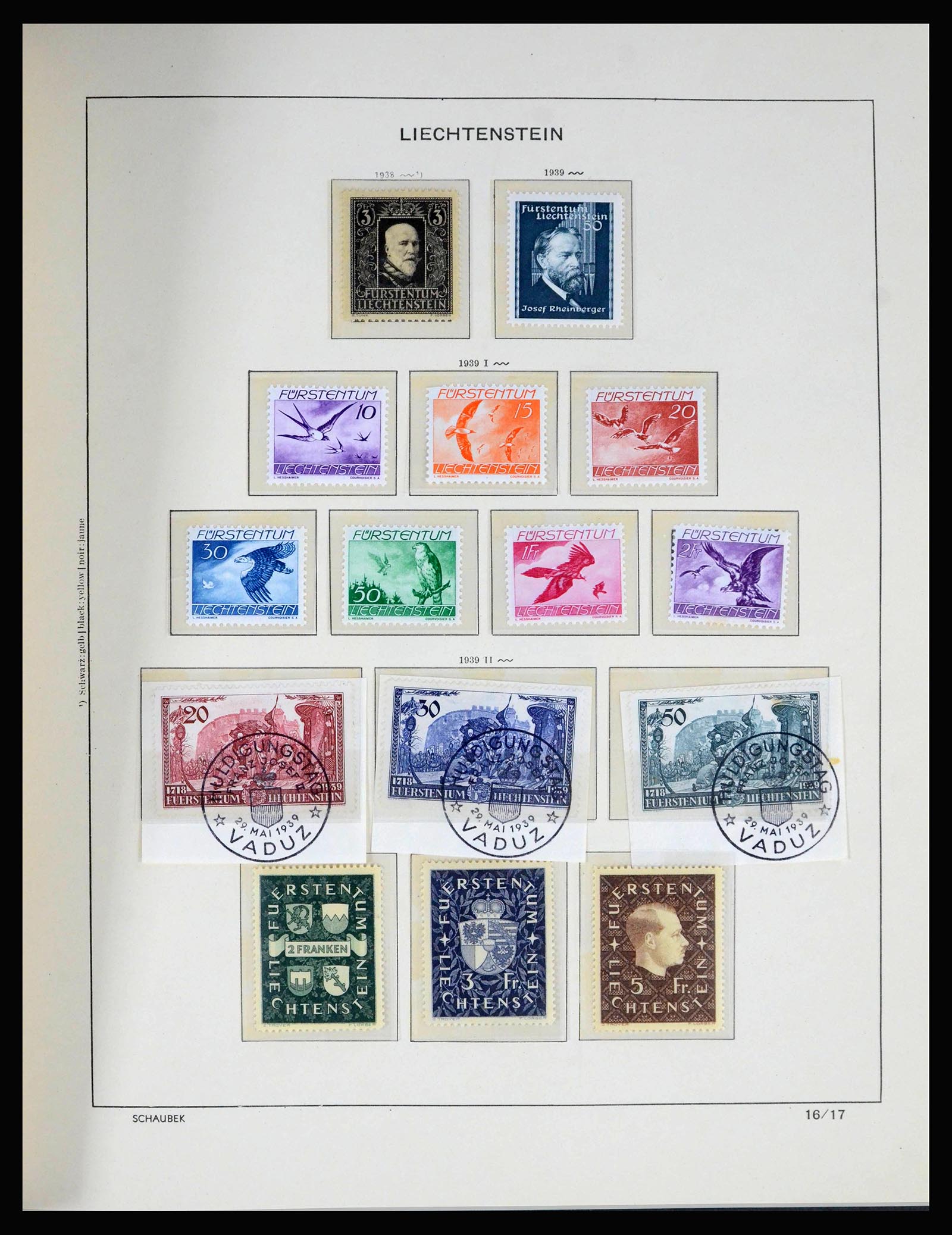 39944 0014 - Stamp collection 39944 Liechtenstein 1912-2020!