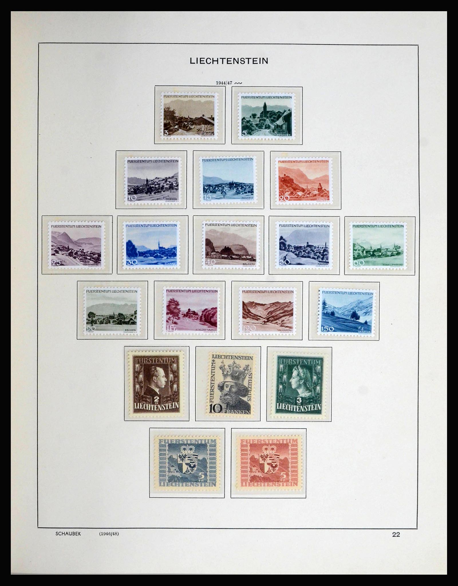 39944 0019 - Stamp collection 39944 Liechtenstein 1912-2020!