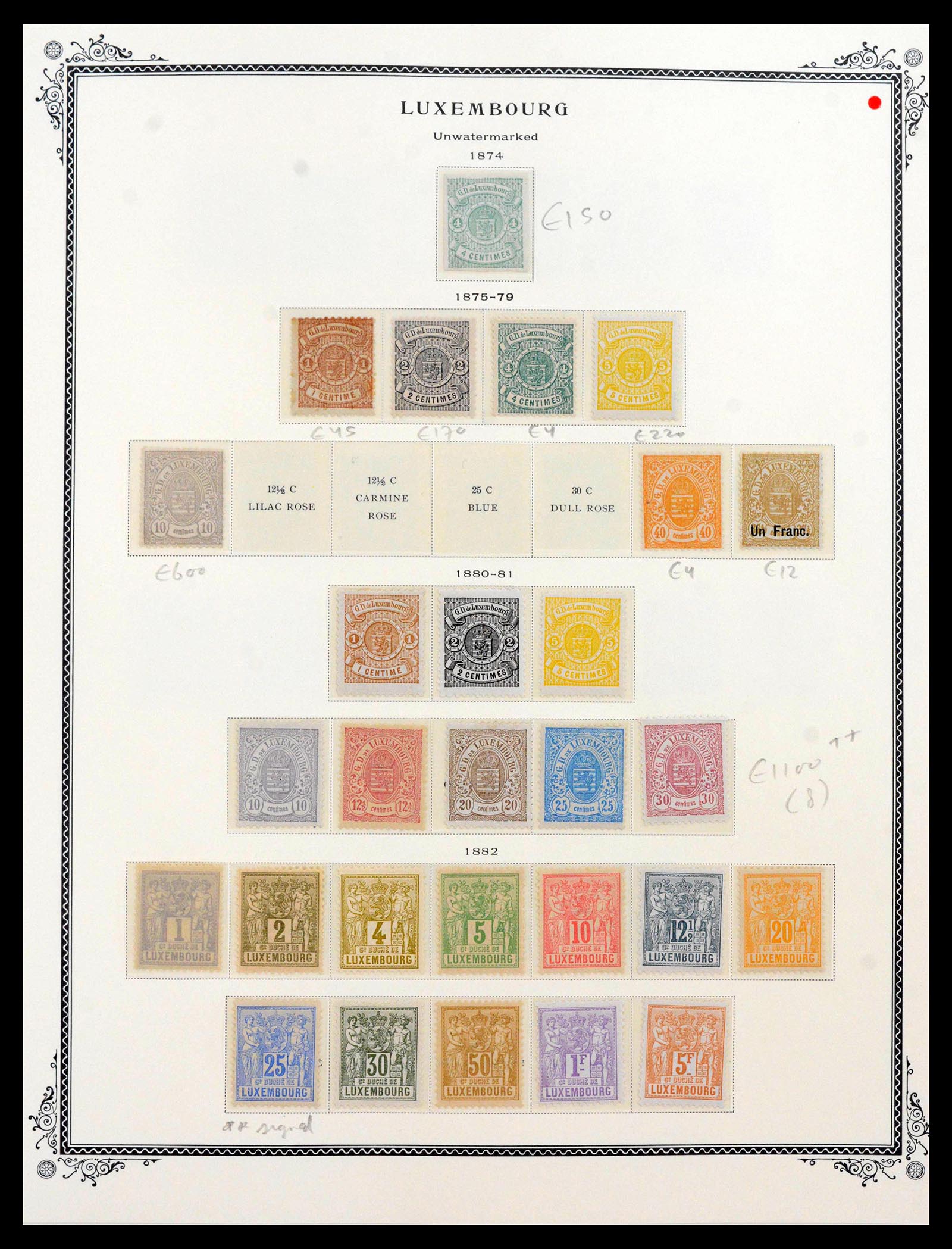 39956 0008 - Stamp collection 39956 Luxembourg 1859-1946.