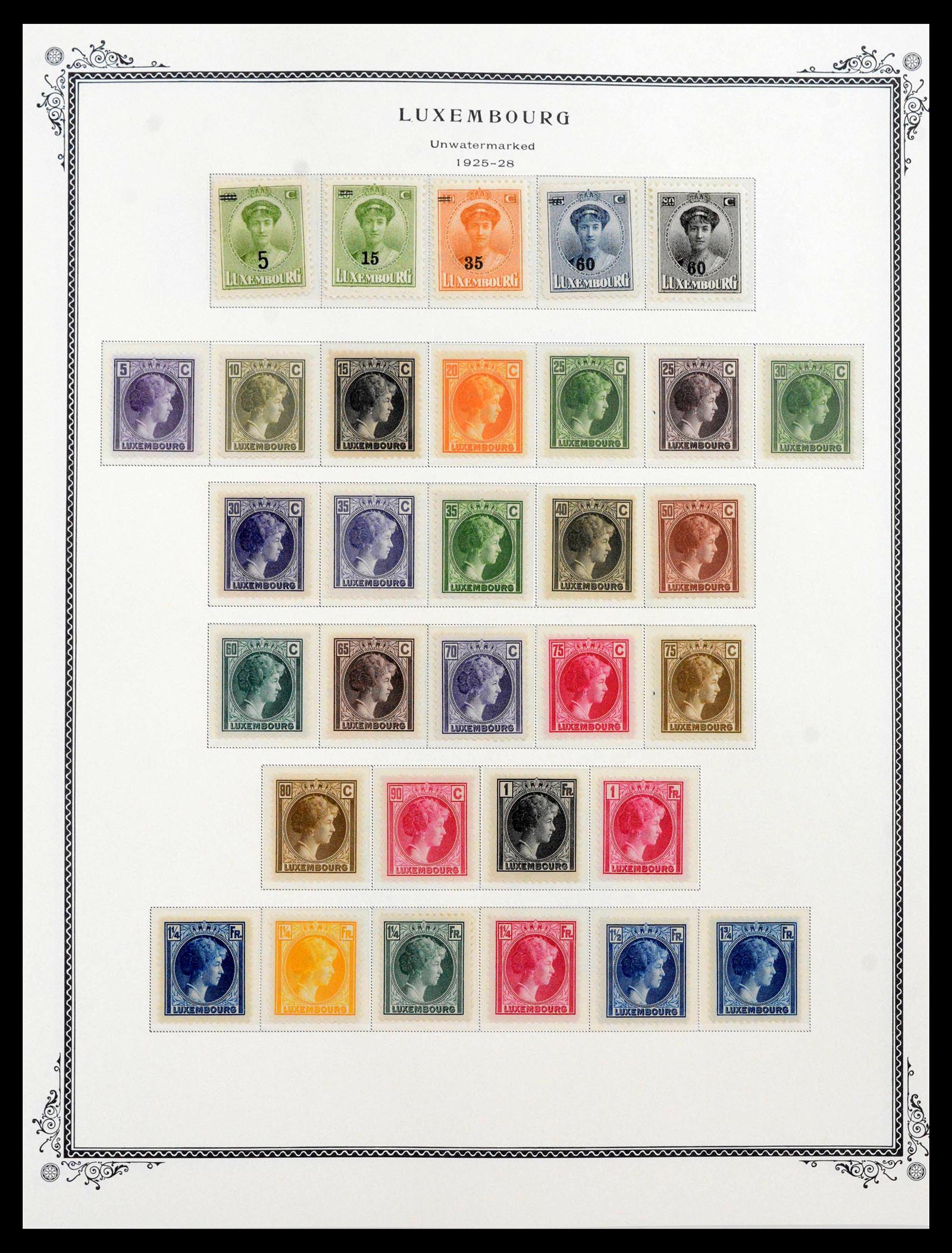 39956 0014 - Stamp collection 39956 Luxembourg 1859-1946.