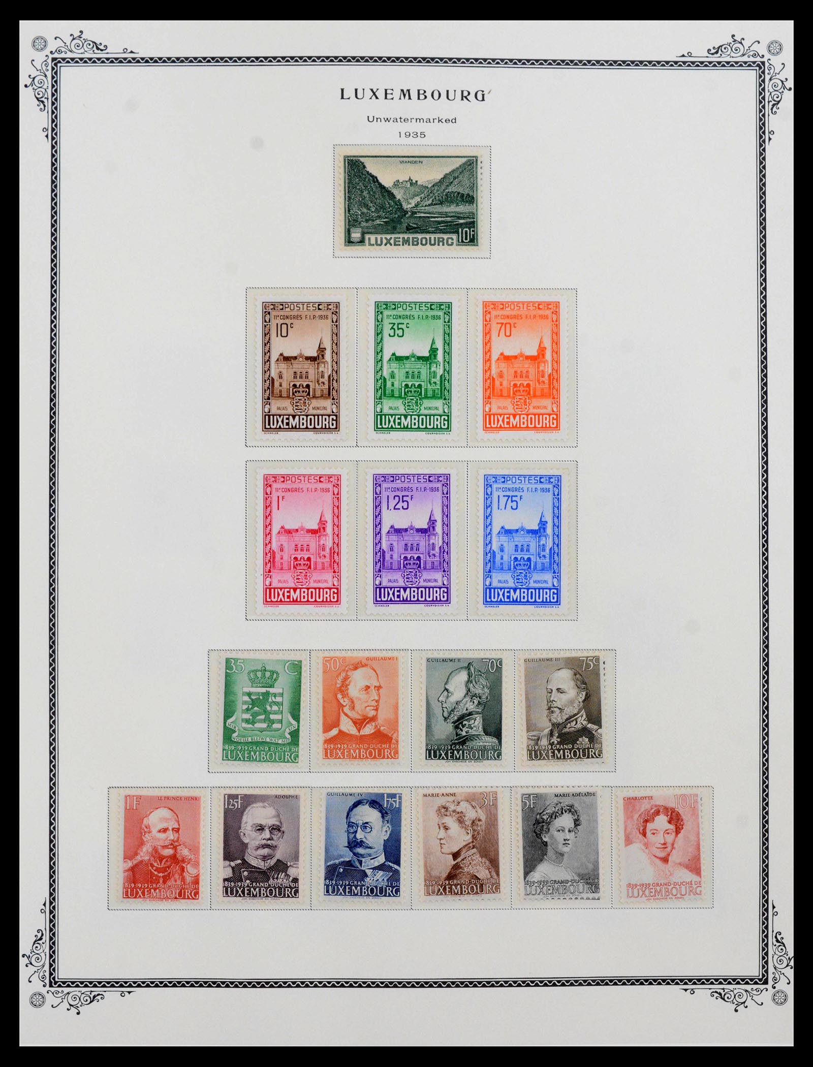 39956 0016 - Stamp collection 39956 Luxembourg 1859-1946.