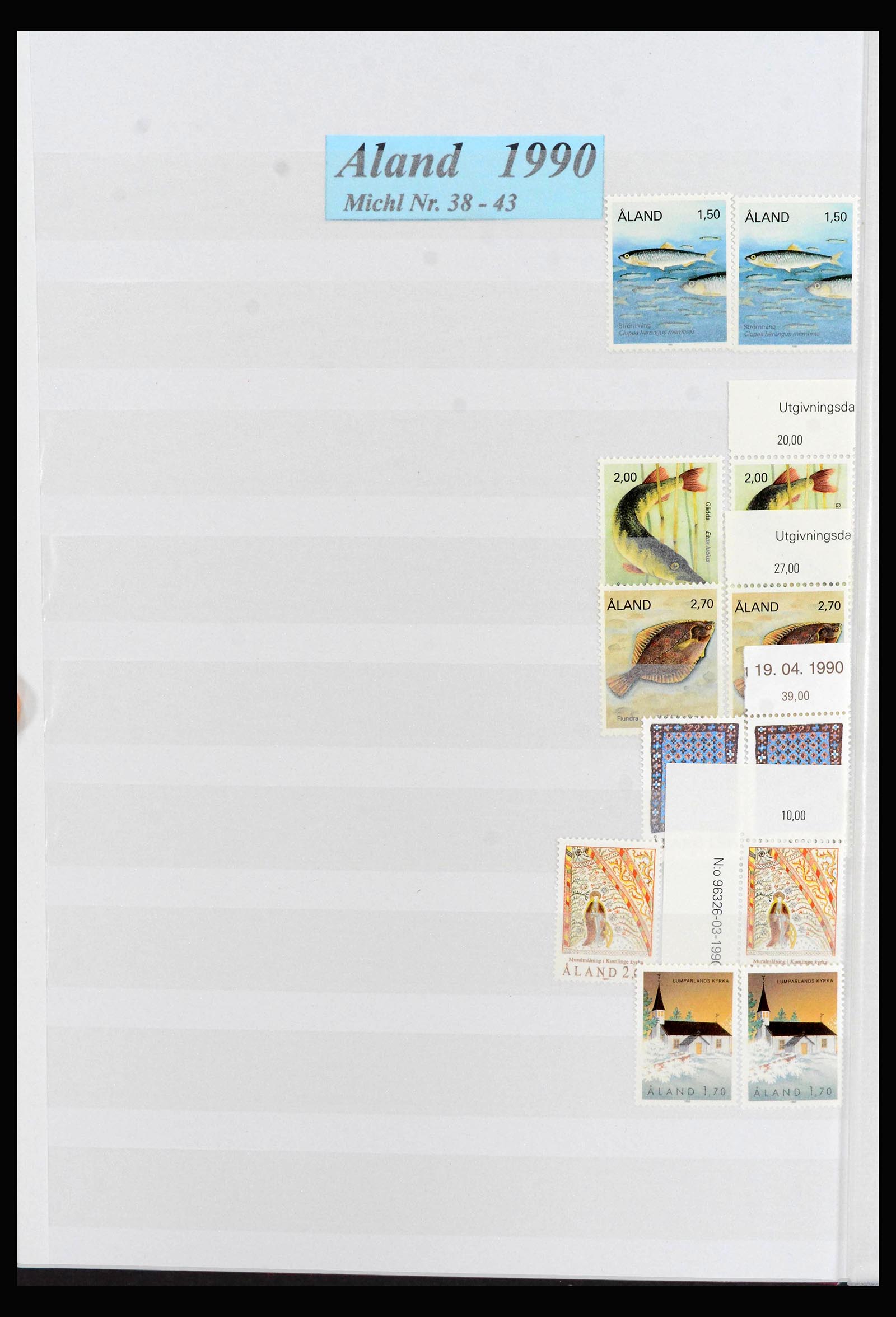 39961 0008 - Stamp collection 39961 Aland 1984-2019!