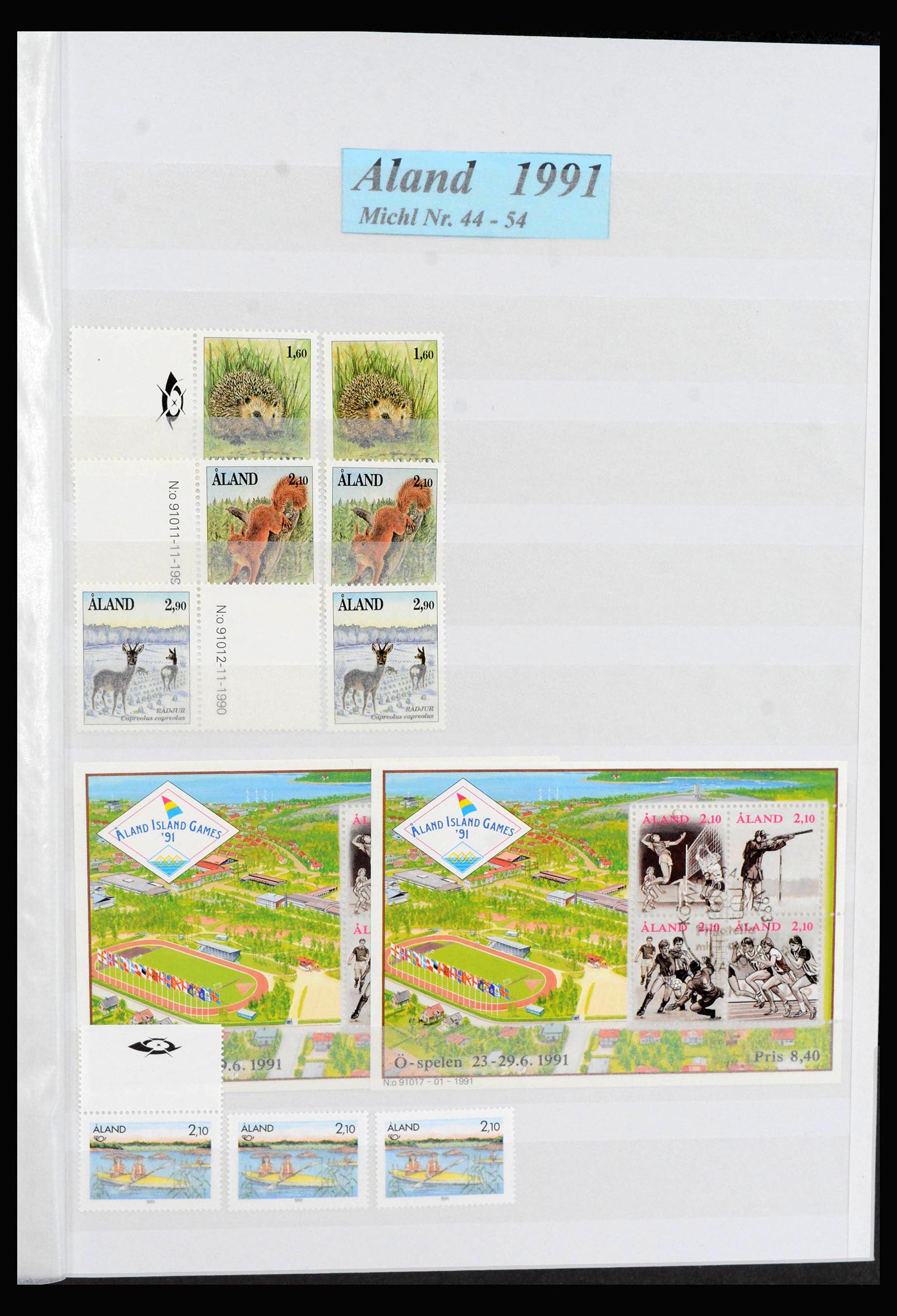 39961 0009 - Stamp collection 39961 Aland 1984-2019!