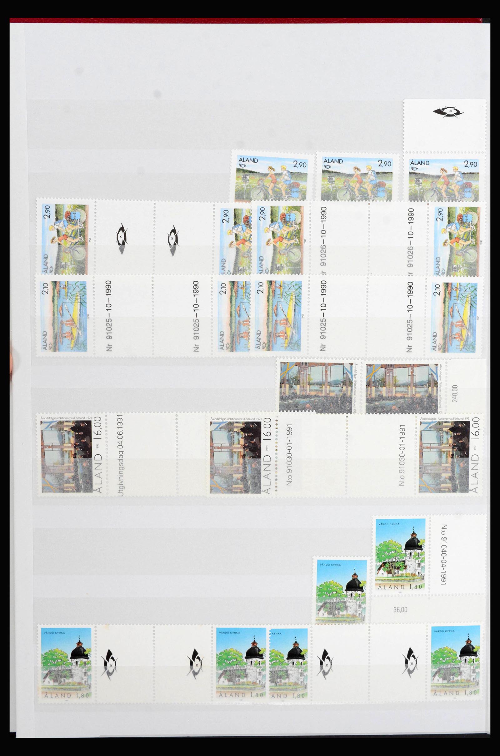 39961 0010 - Stamp collection 39961 Aland 1984-2019!