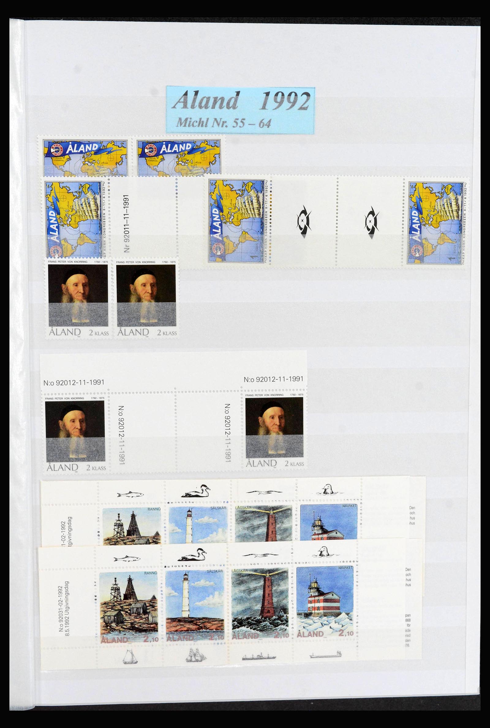 39961 0011 - Stamp collection 39961 Aland 1984-2019!