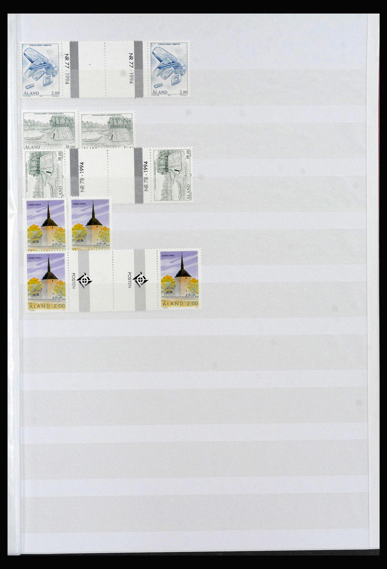 39961 0019 - Stamp collection 39961 Aland 1984-2019!