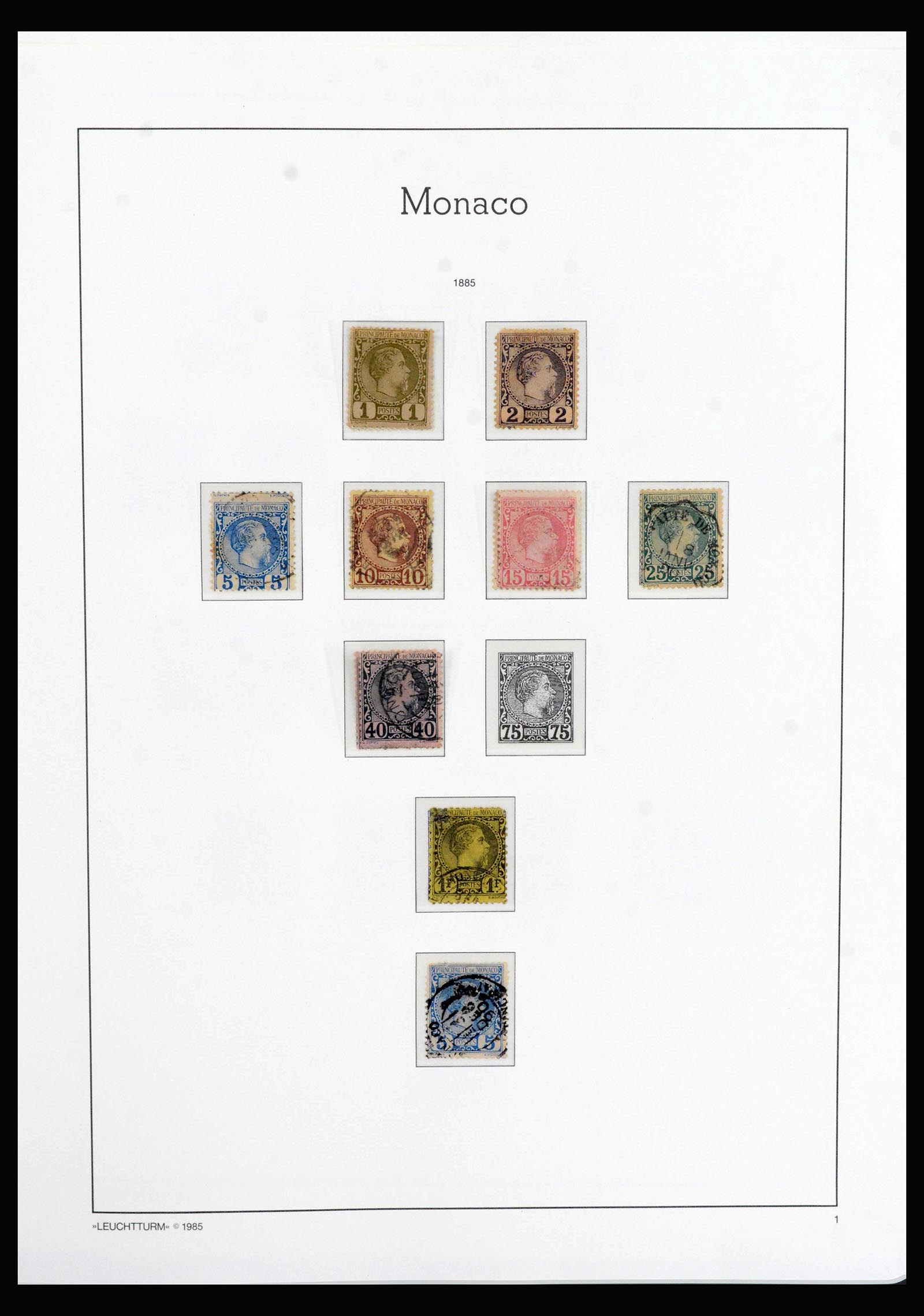 39964 0001 - Stamp collection 39964 Monaco 1885-2008.