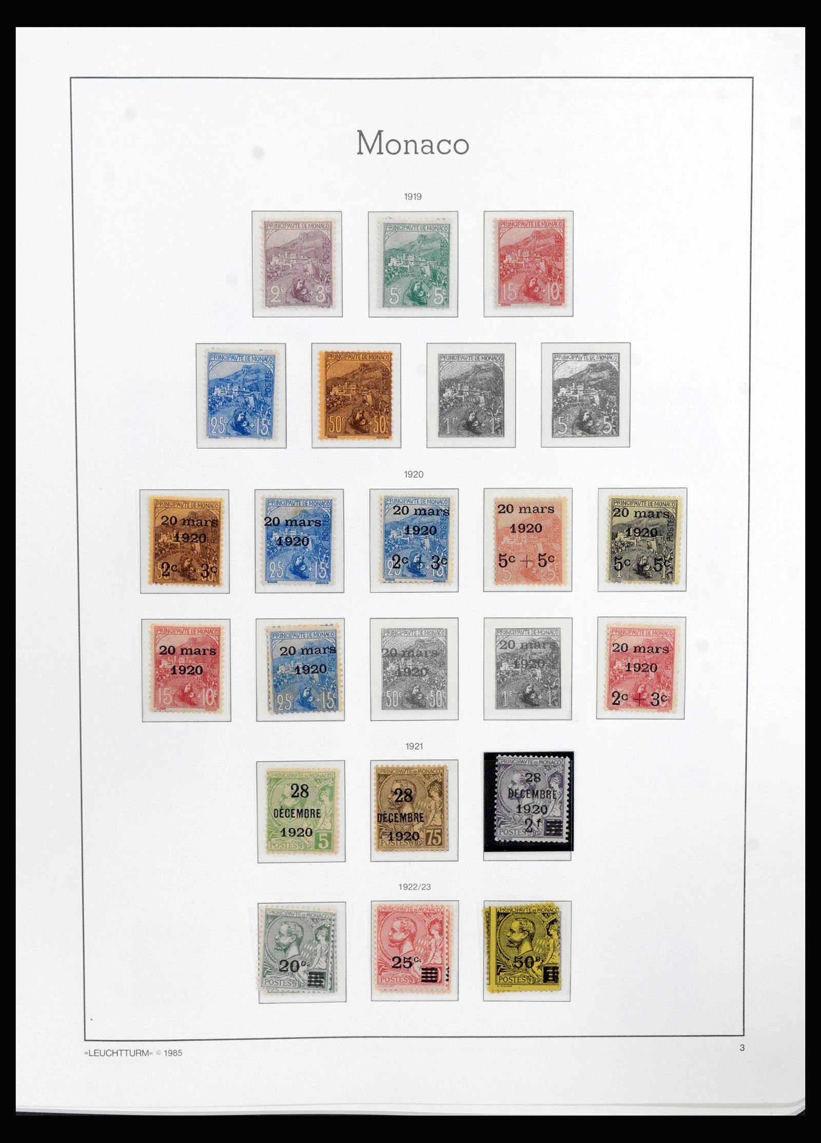 39964 0003 - Stamp collection 39964 Monaco 1885-2008.