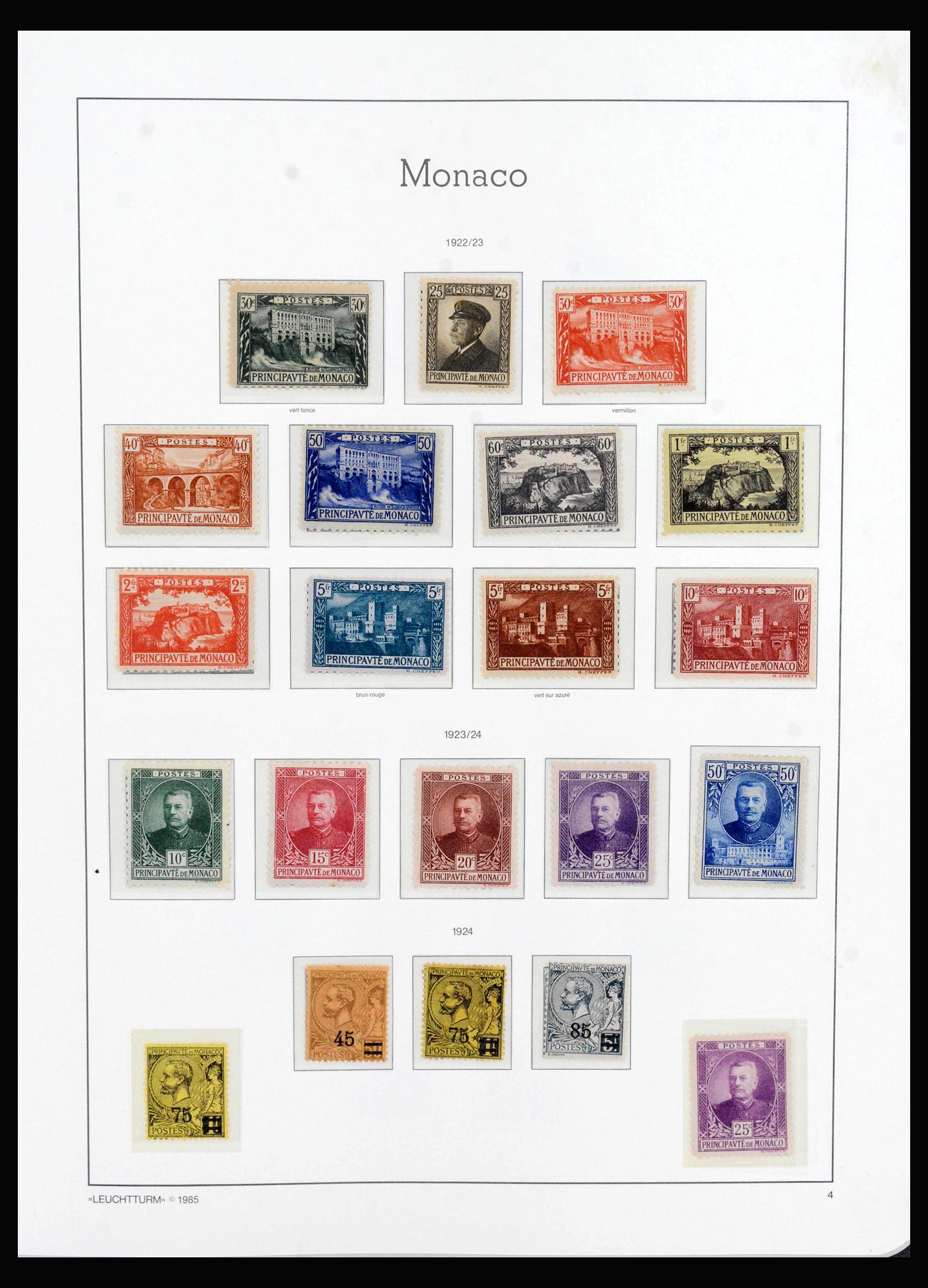 39964 0004 - Stamp collection 39964 Monaco 1885-2008.