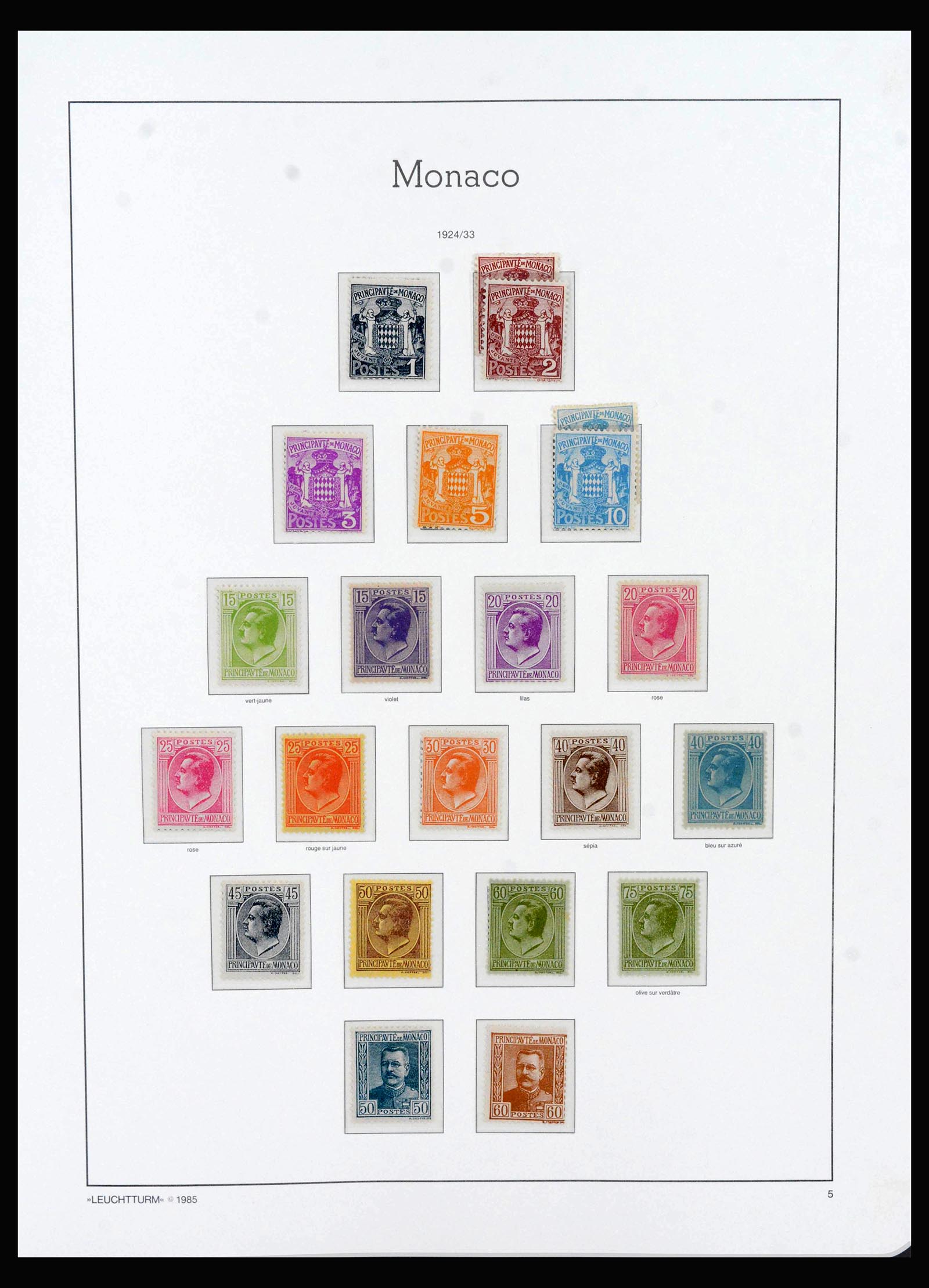 39964 0005 - Stamp collection 39964 Monaco 1885-2008.