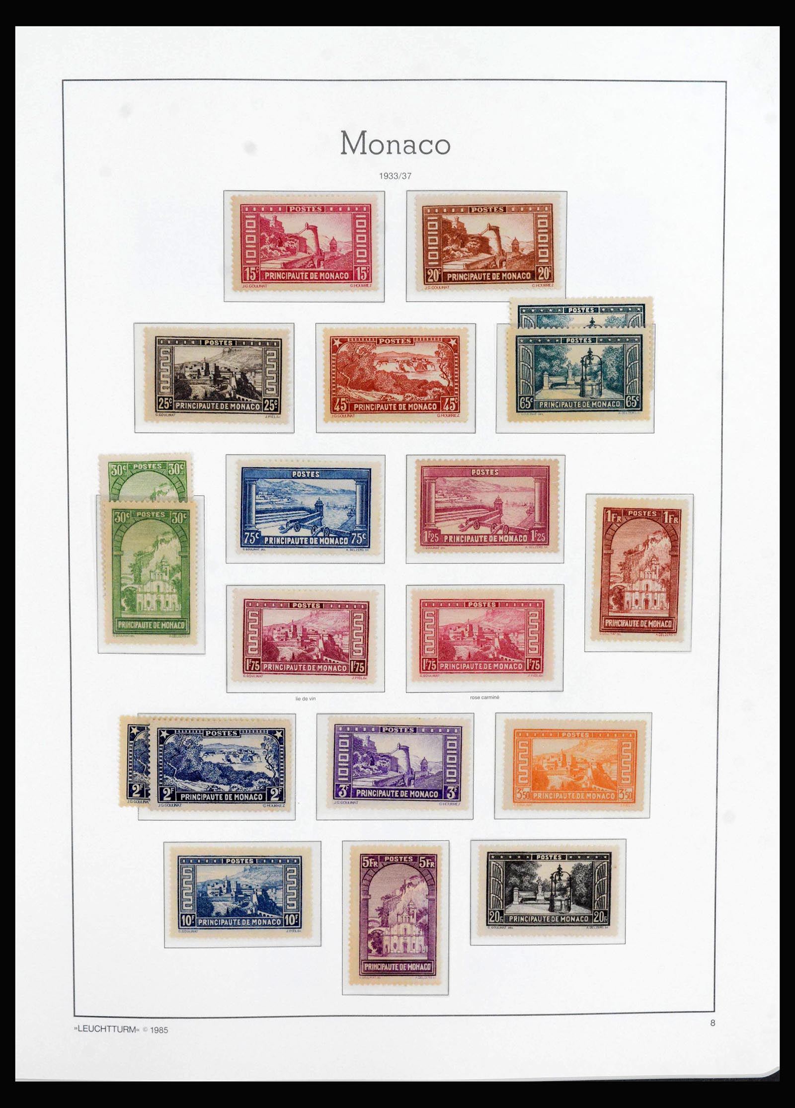 39964 0008 - Stamp collection 39964 Monaco 1885-2008.