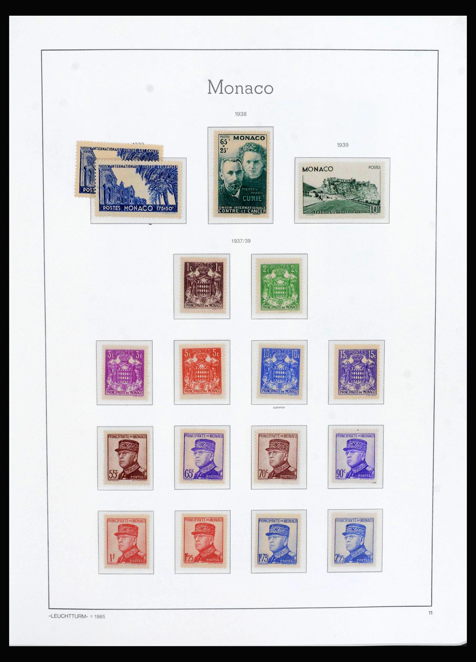 39964 0011 - Stamp collection 39964 Monaco 1885-2008.