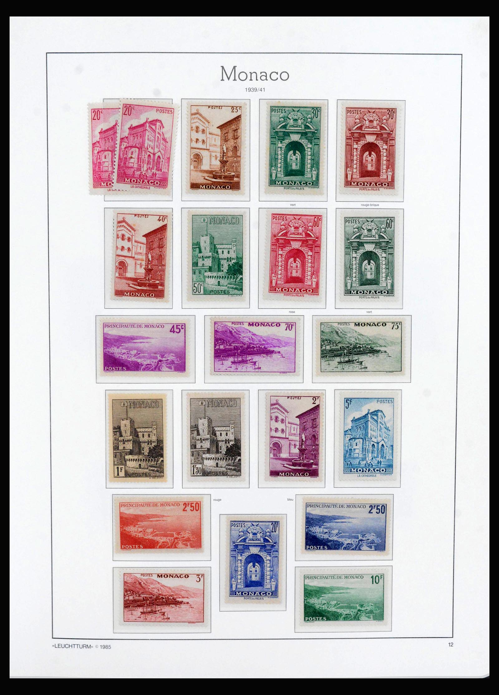 39964 0012 - Stamp collection 39964 Monaco 1885-2008.