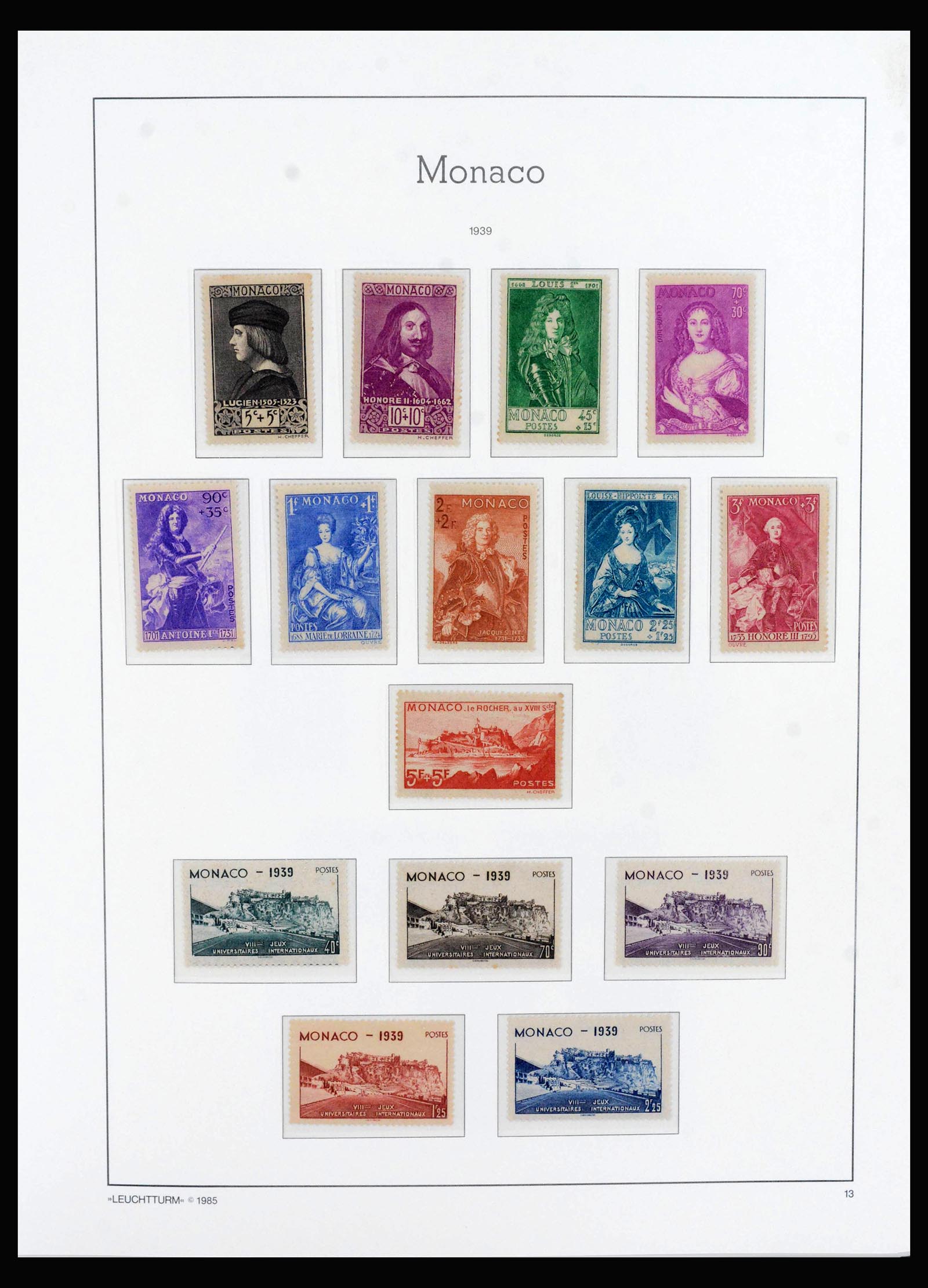 39964 0013 - Stamp collection 39964 Monaco 1885-2008.