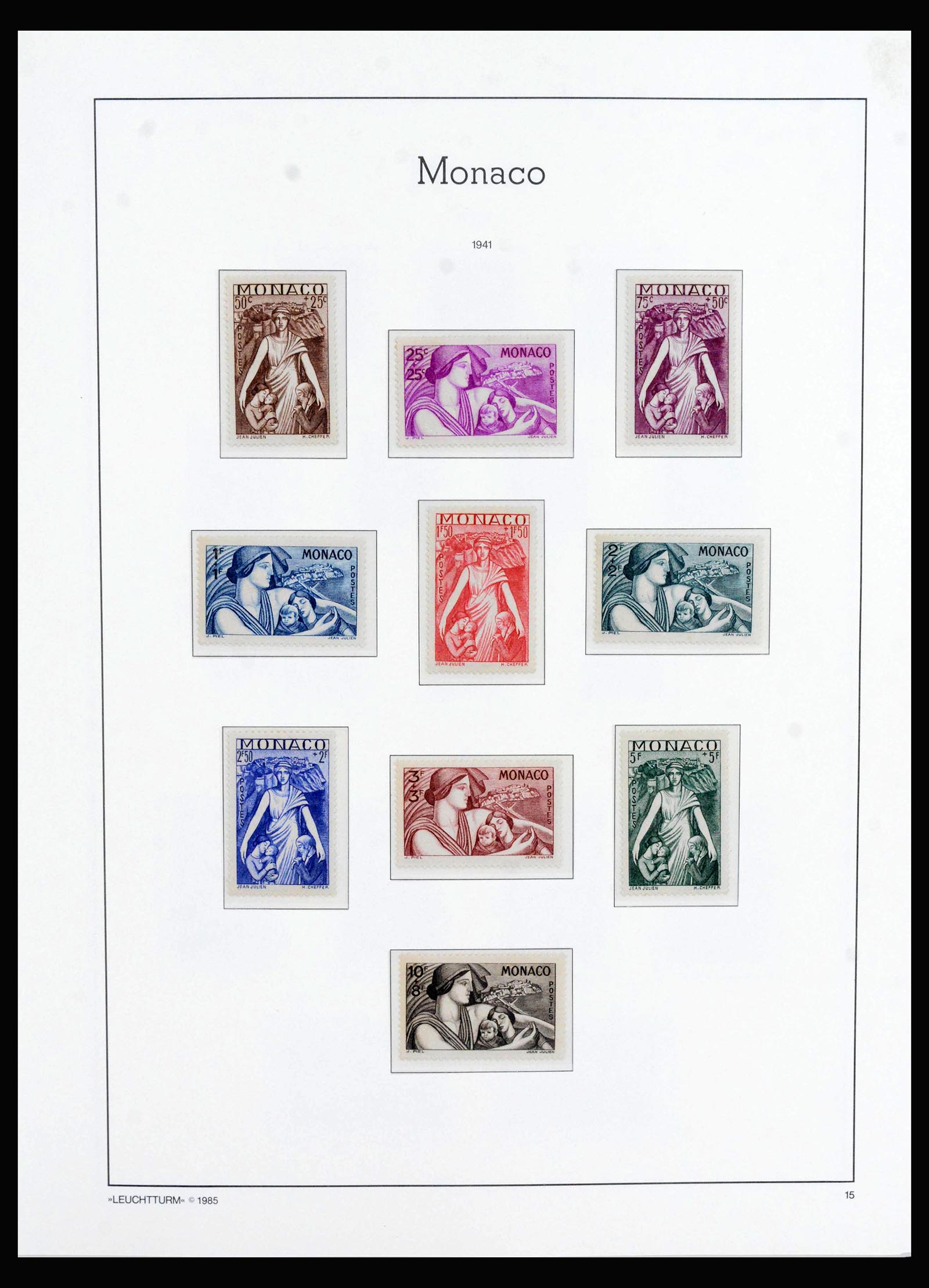 39964 0015 - Stamp collection 39964 Monaco 1885-2008.